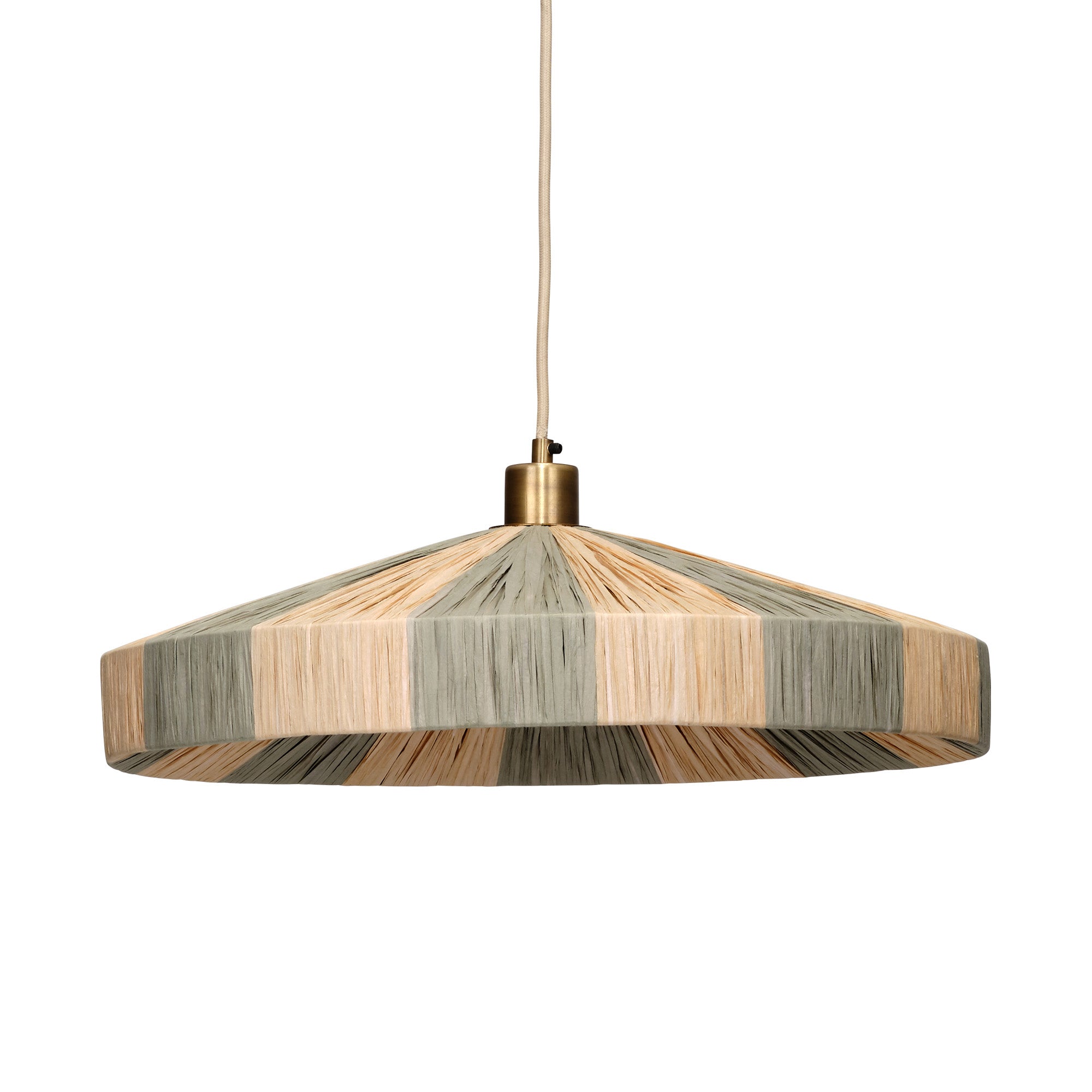 Jamie Young Parasol Green 1-Light Small Pendant