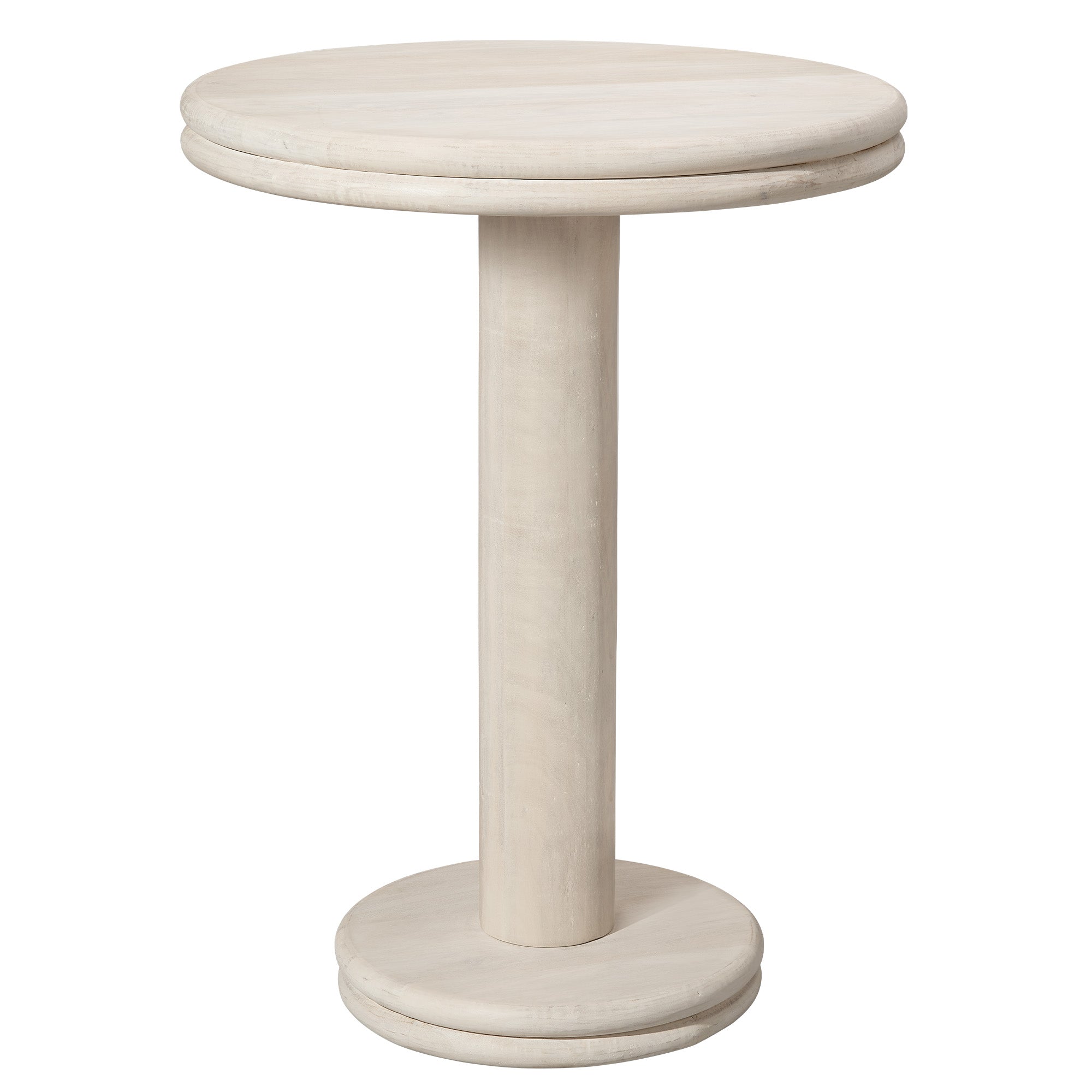 Jamie Young Bourbon Off-White Mango Wood Bar Table