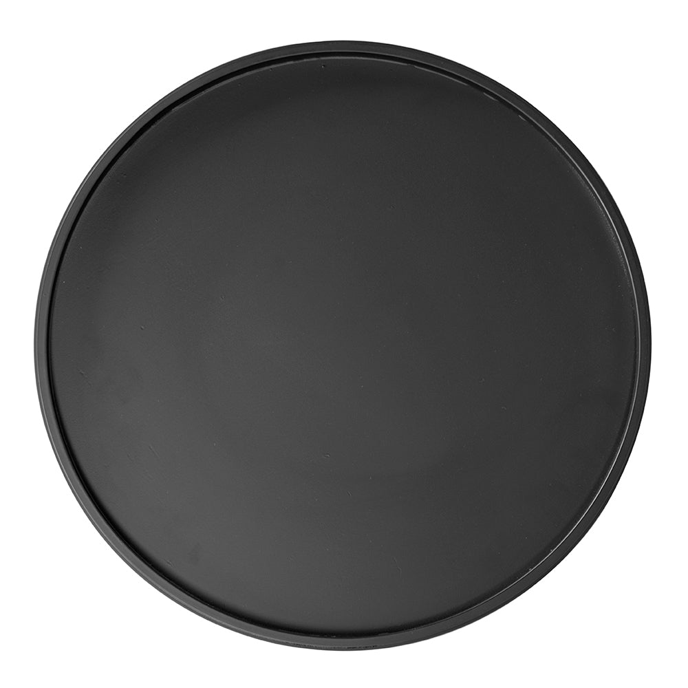 Noir Kurtz Side Table, weighted cylindrical base