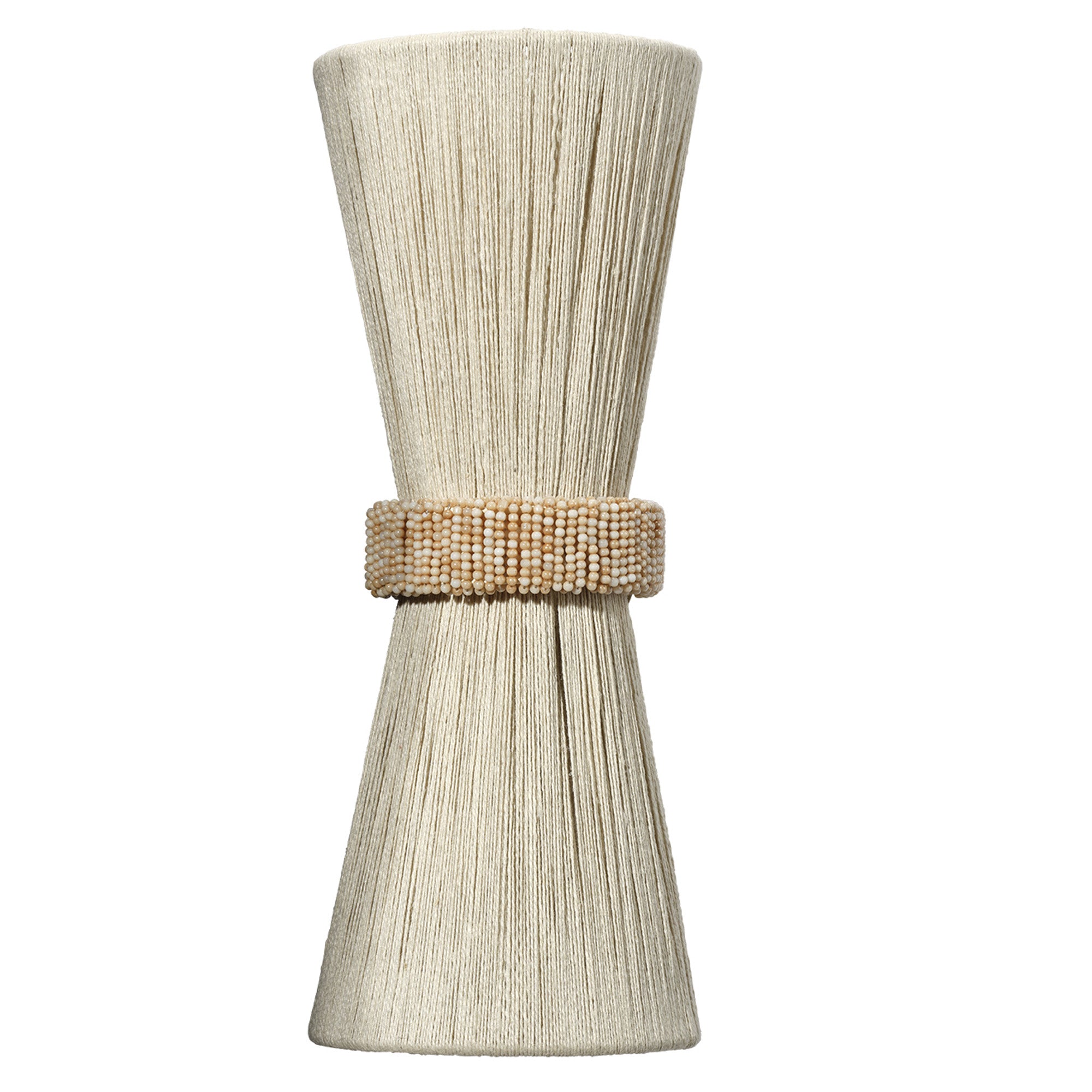 Jamie Young Corset Off White 2-Light Wall Sconce