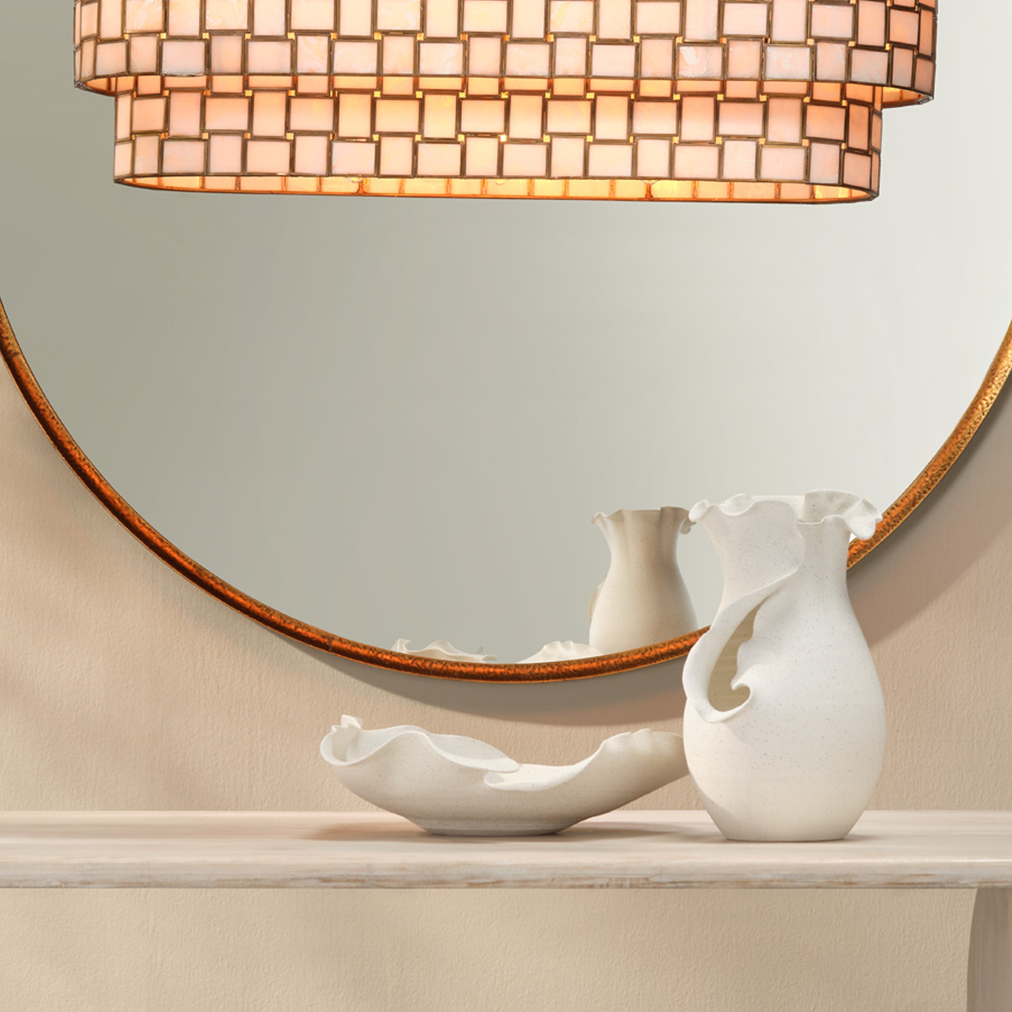 Jamie Young Whisper White Porcelain Bowl