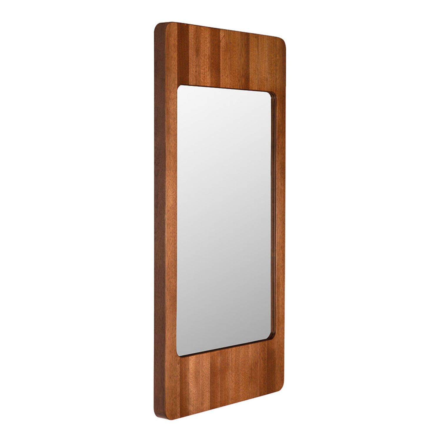 Noir Franklin Dark Walnut C Mirror crafted from walnut and mirror