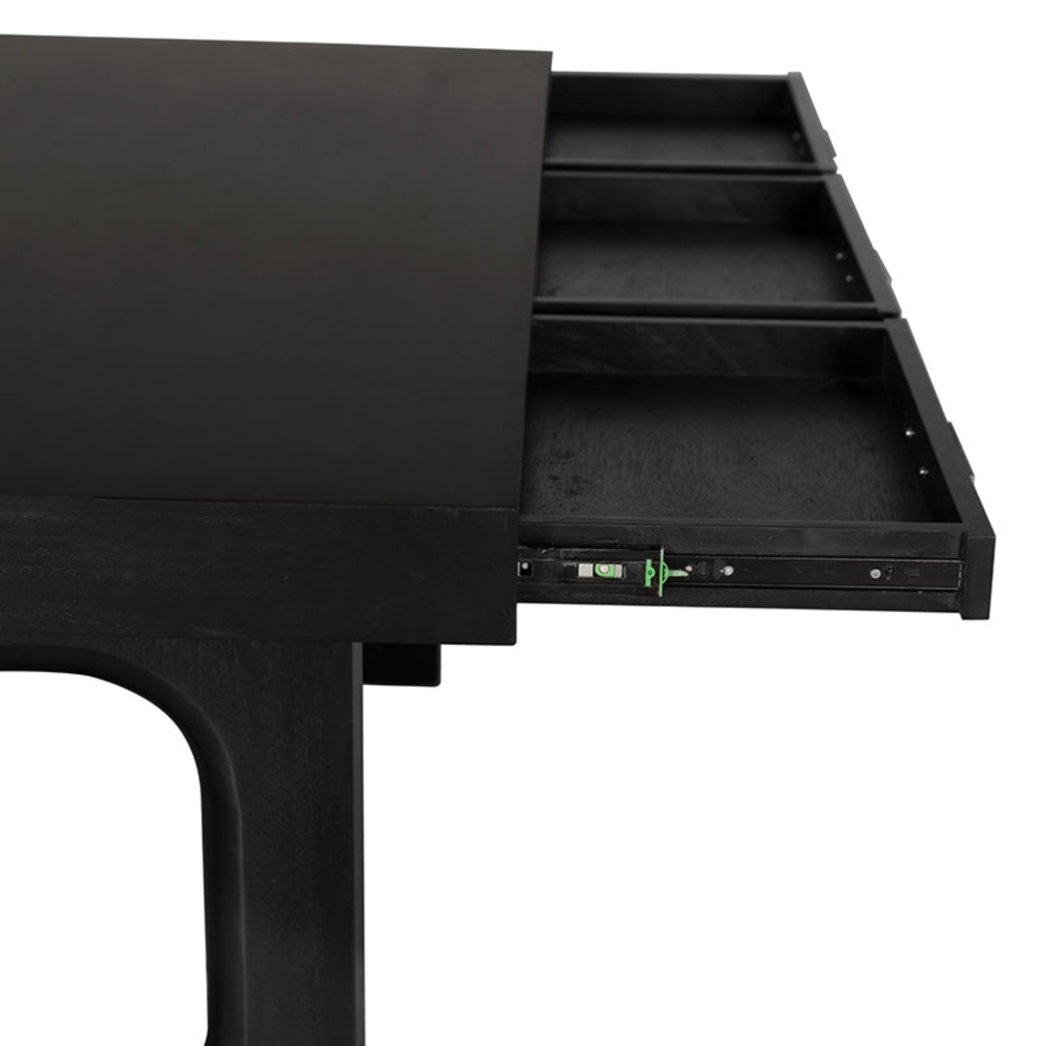Hand Rubbed Black Kirk Desk for modern interiors