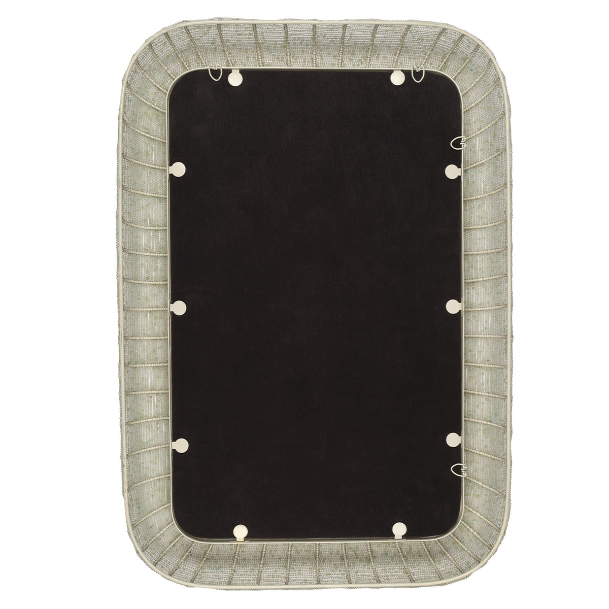 Jamie Young Confetti Green Extra Large Wall Mirror styled in a room setting