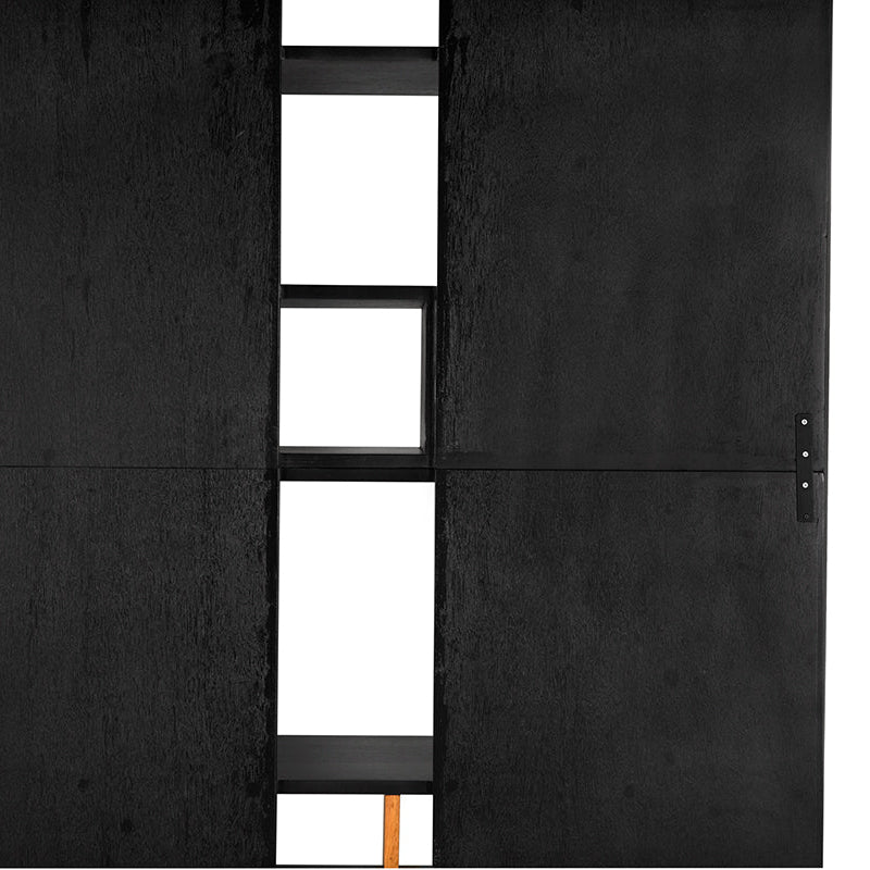 Noir R. Morton Bookcase, crafted from teak and veneer
