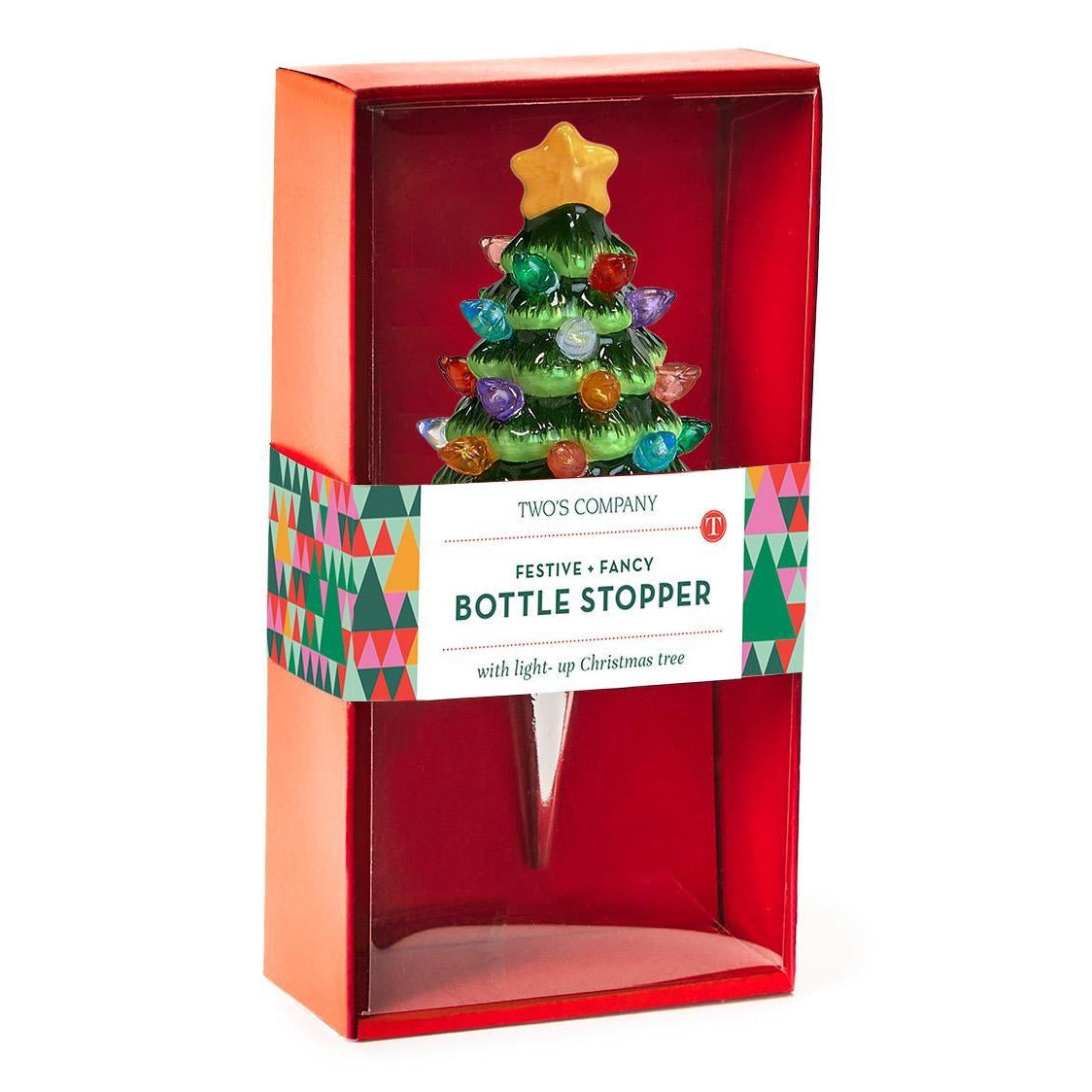 Light-Up Tree Bottle Stopper in Gift Box