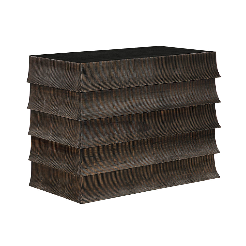Noir Ava Dresser, contrasting Hand-Rubbed Black top