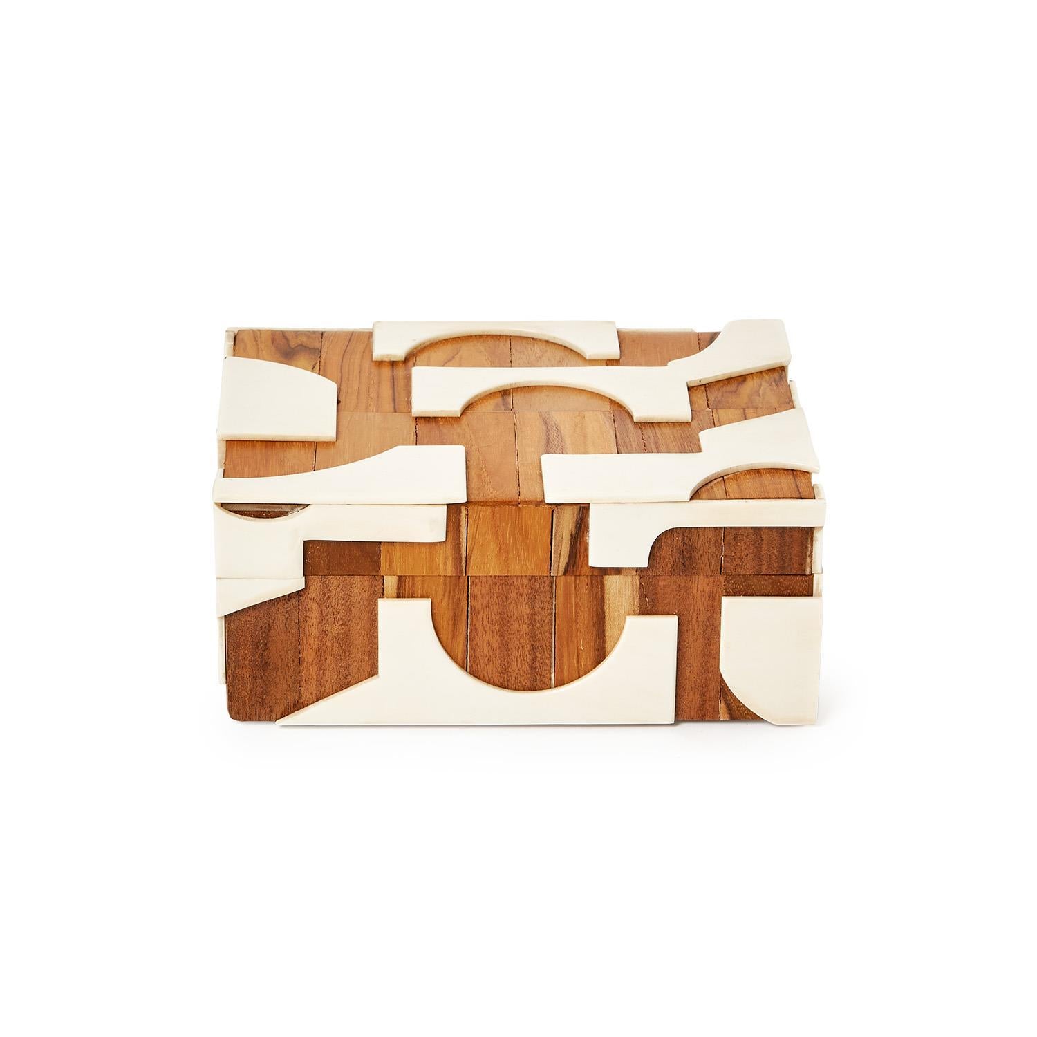Resin Covered Box Laser cut Set of 2