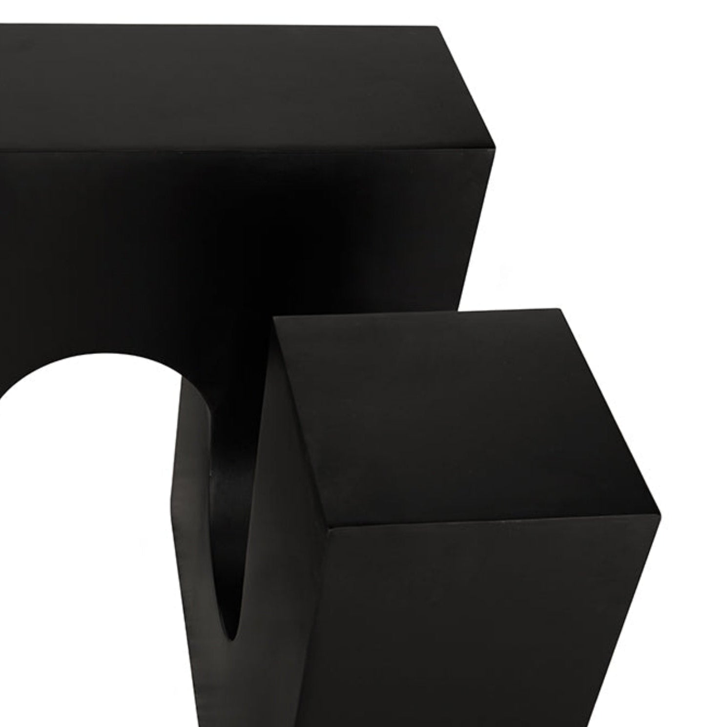 Leopold Side Table crafted from iron