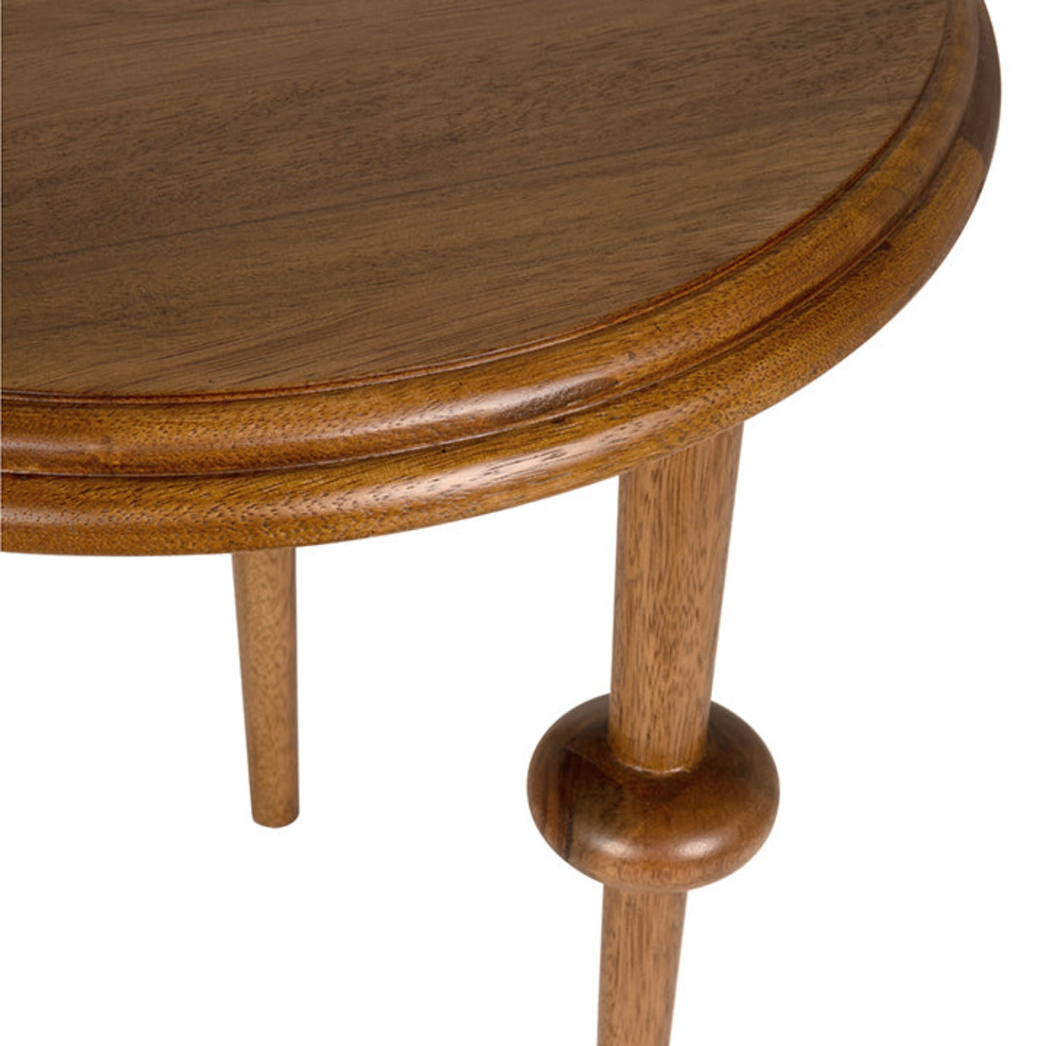 Noir Foster Dark Walnut Side Table measuring 24 in. wide