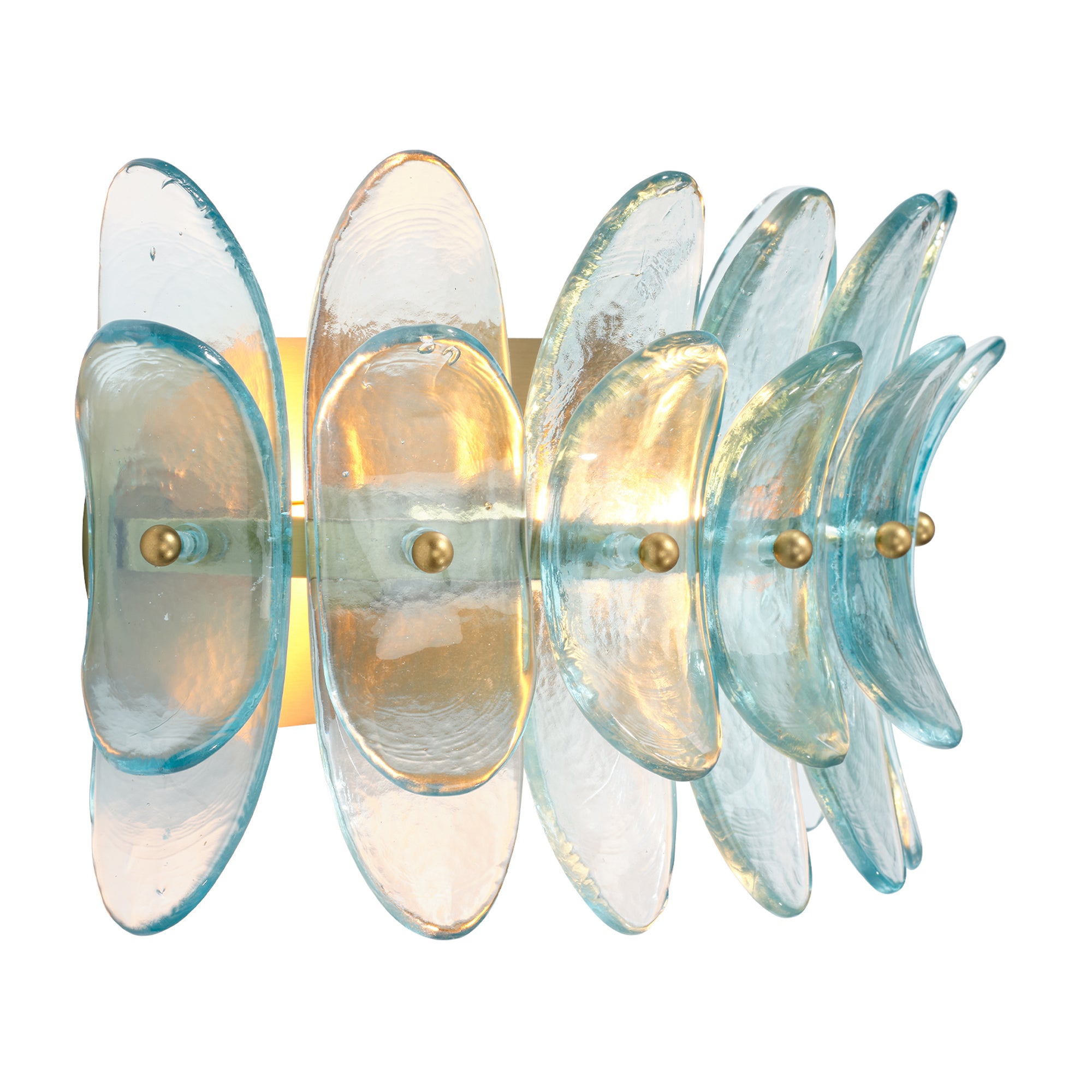 Jamie Young Coronet Blue 1-Light Wall Sconce