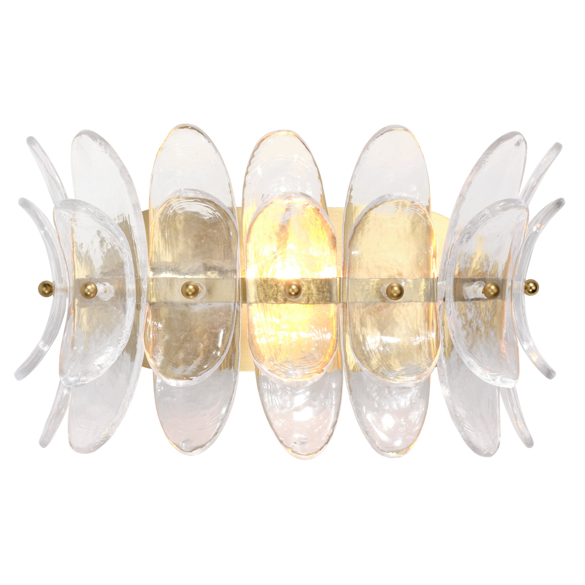 Jamie Young Coronet 1-Light Clear Wall Sconce