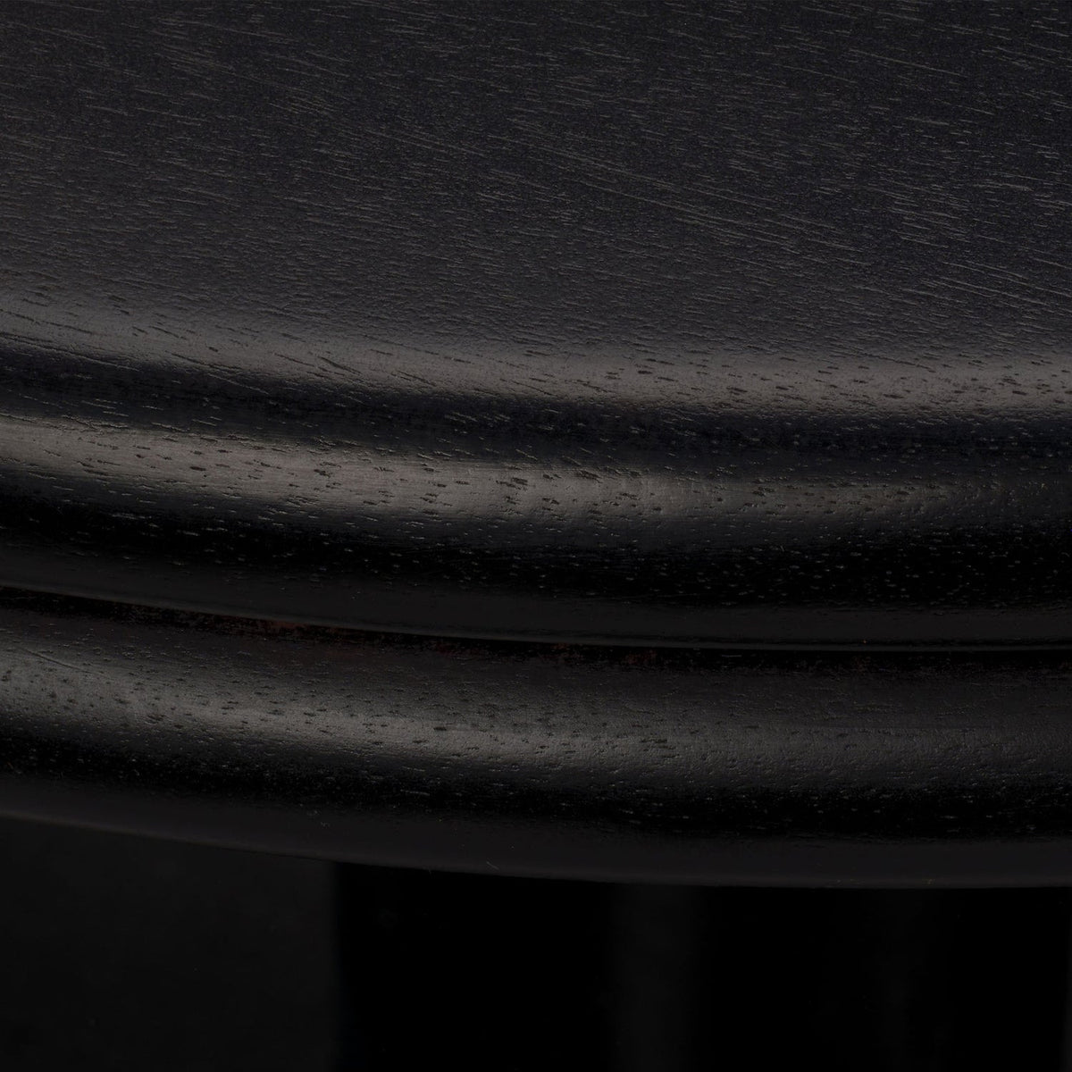 Jamie Young Bourbon Black Mango Wood Bistro Table styled in a room setting