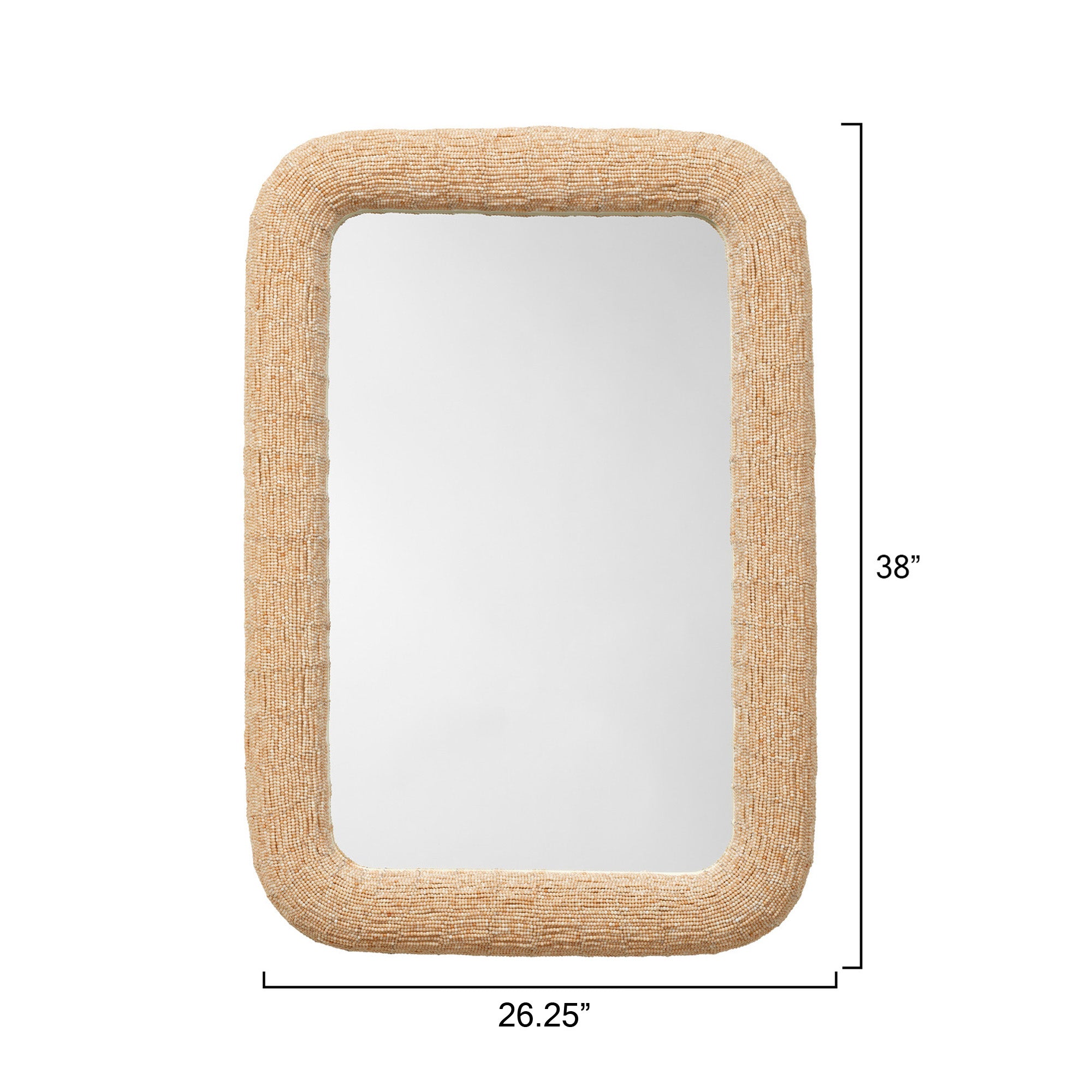 Jamie Young Confetti Cream Extra Large Wall Mirror