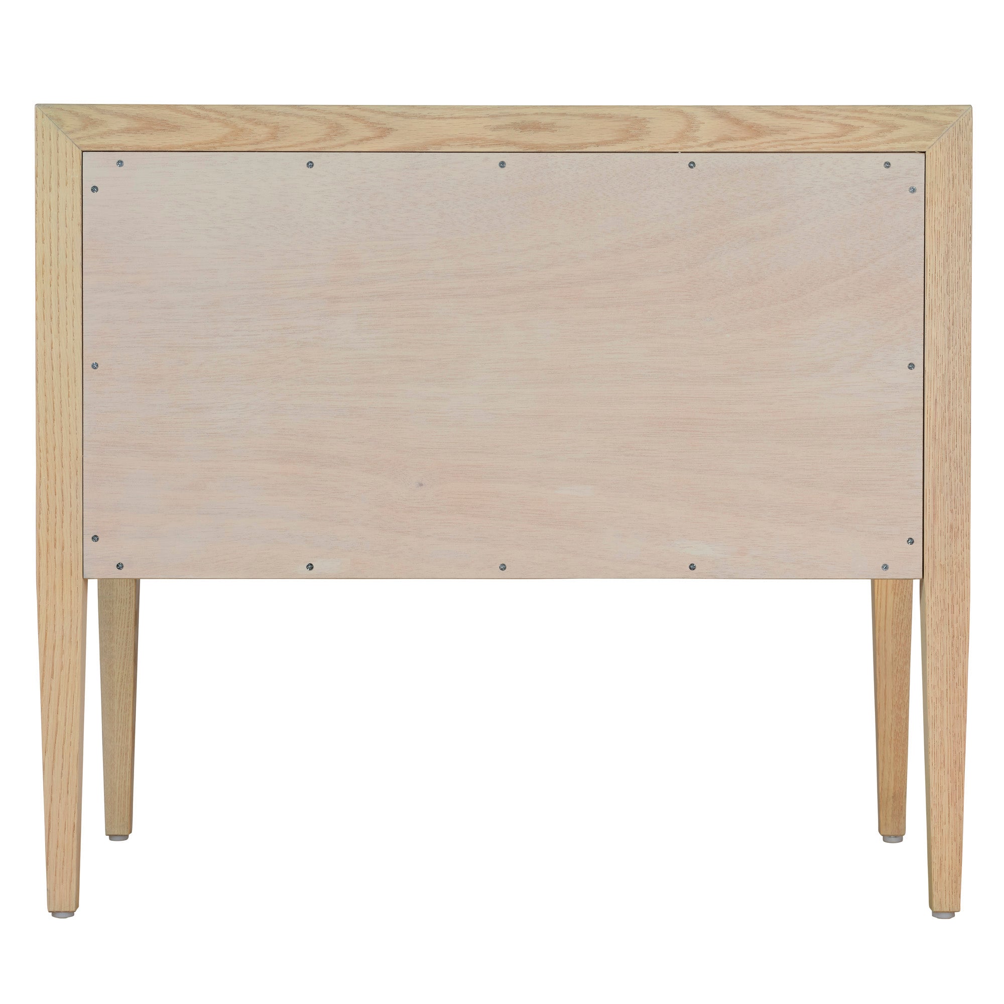 Jamie Young Landmark Pale Oak Two Drawer Nightstand