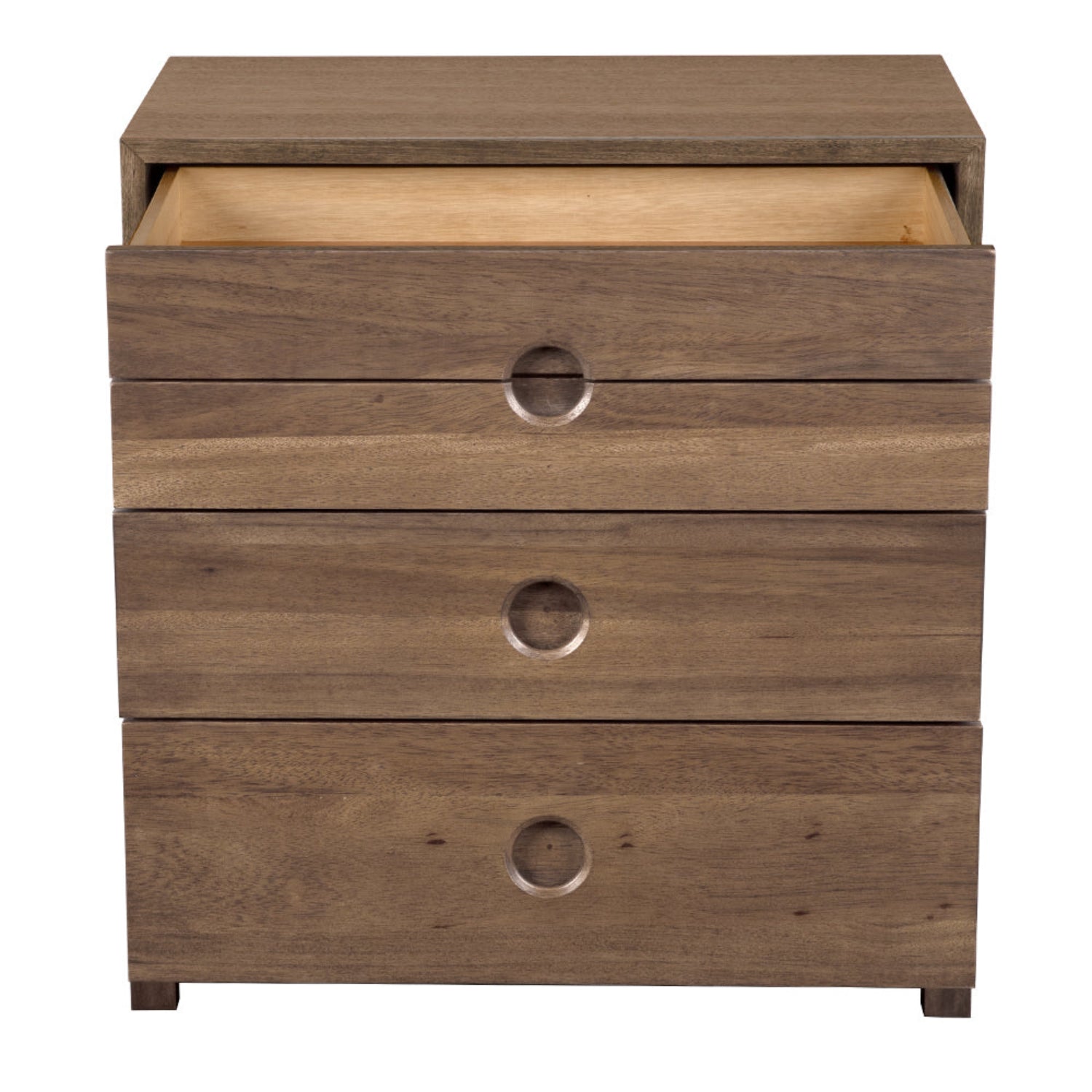 Noir Eros Side Table in dark walnut