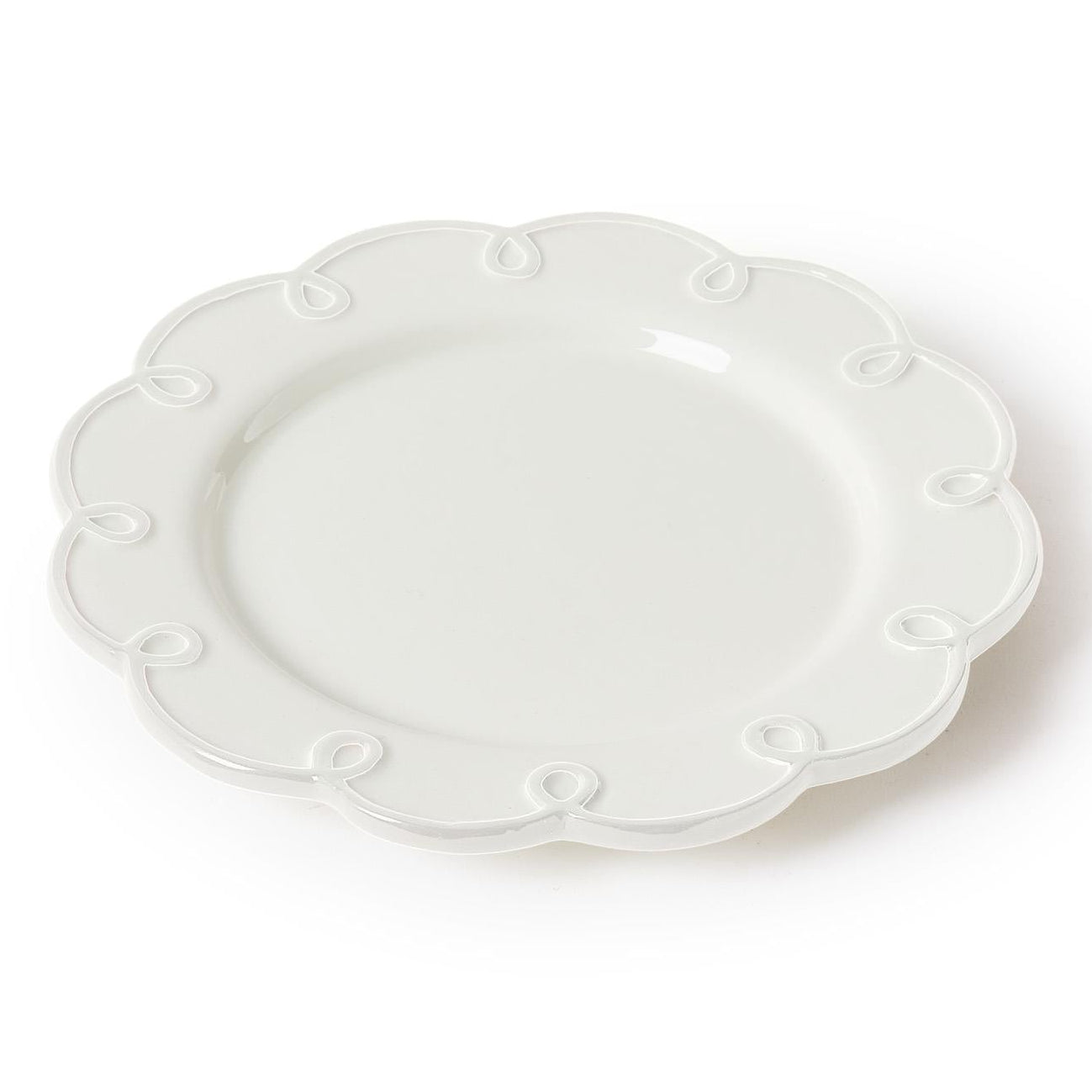 Scallop Loop Salad / Dessert Plate Set of 4