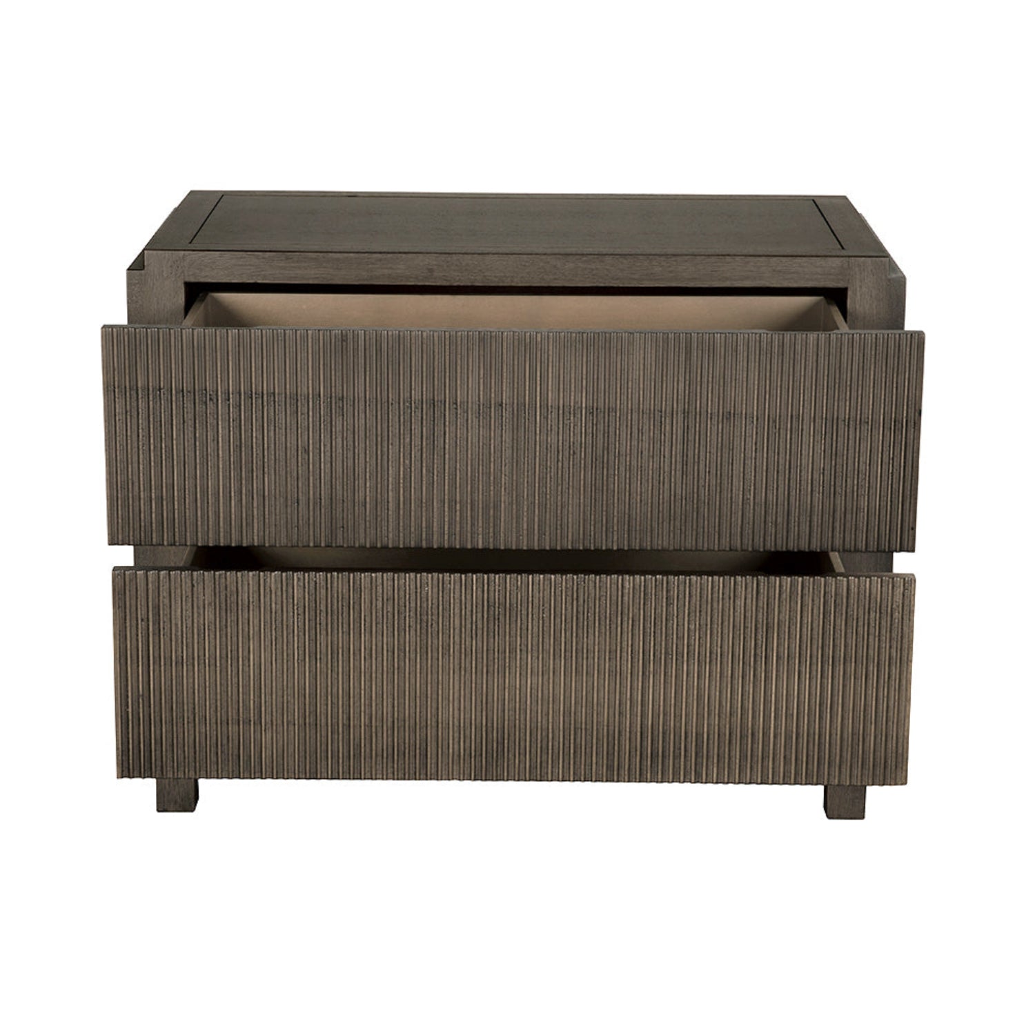 Noir Plato Greige Walnut Sideboard crafted from walnut and veneer