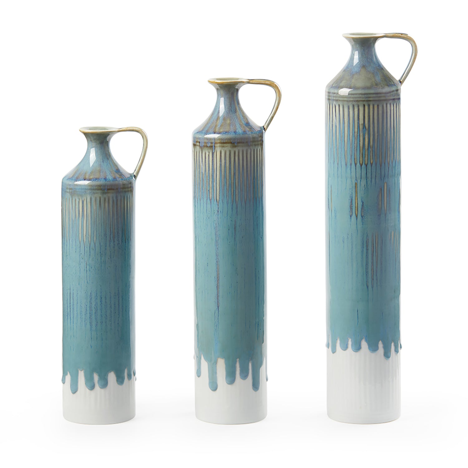 Villa and House Flagon Vase Set of 3