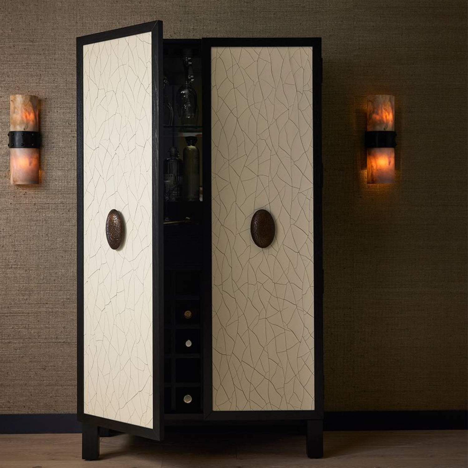 Arteriors Soko Cocktail Cabinet