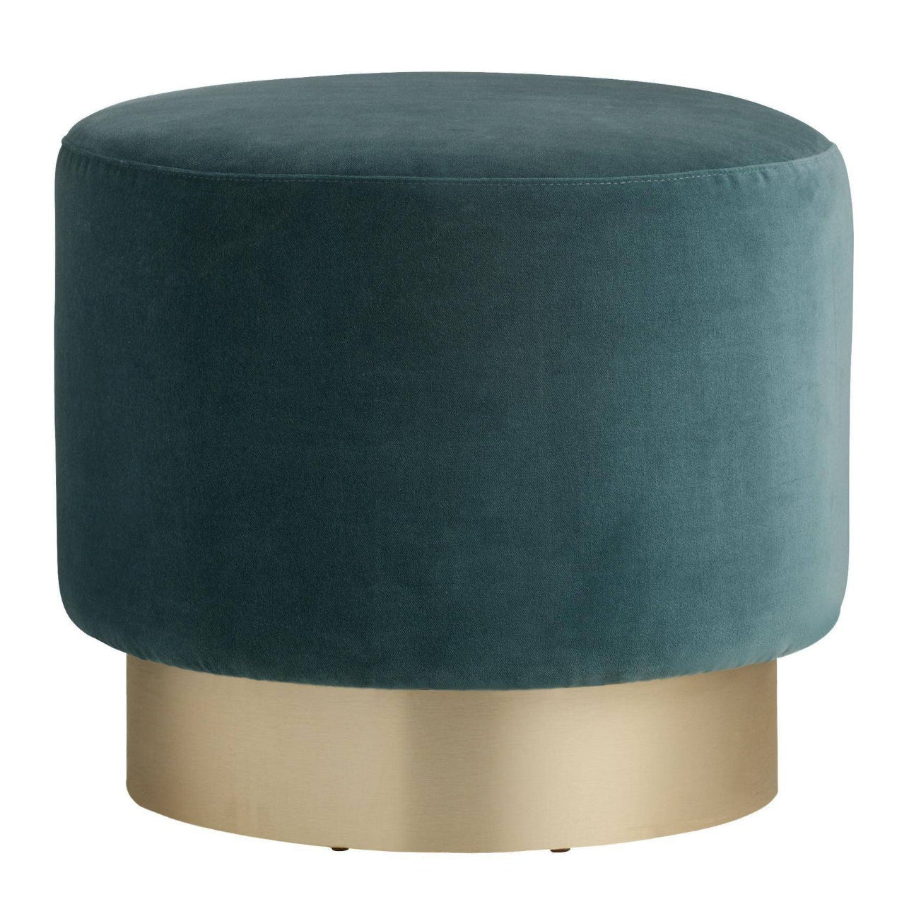 Arteriors Avalon Swivel Ottoman Aegean Performance Velvet
