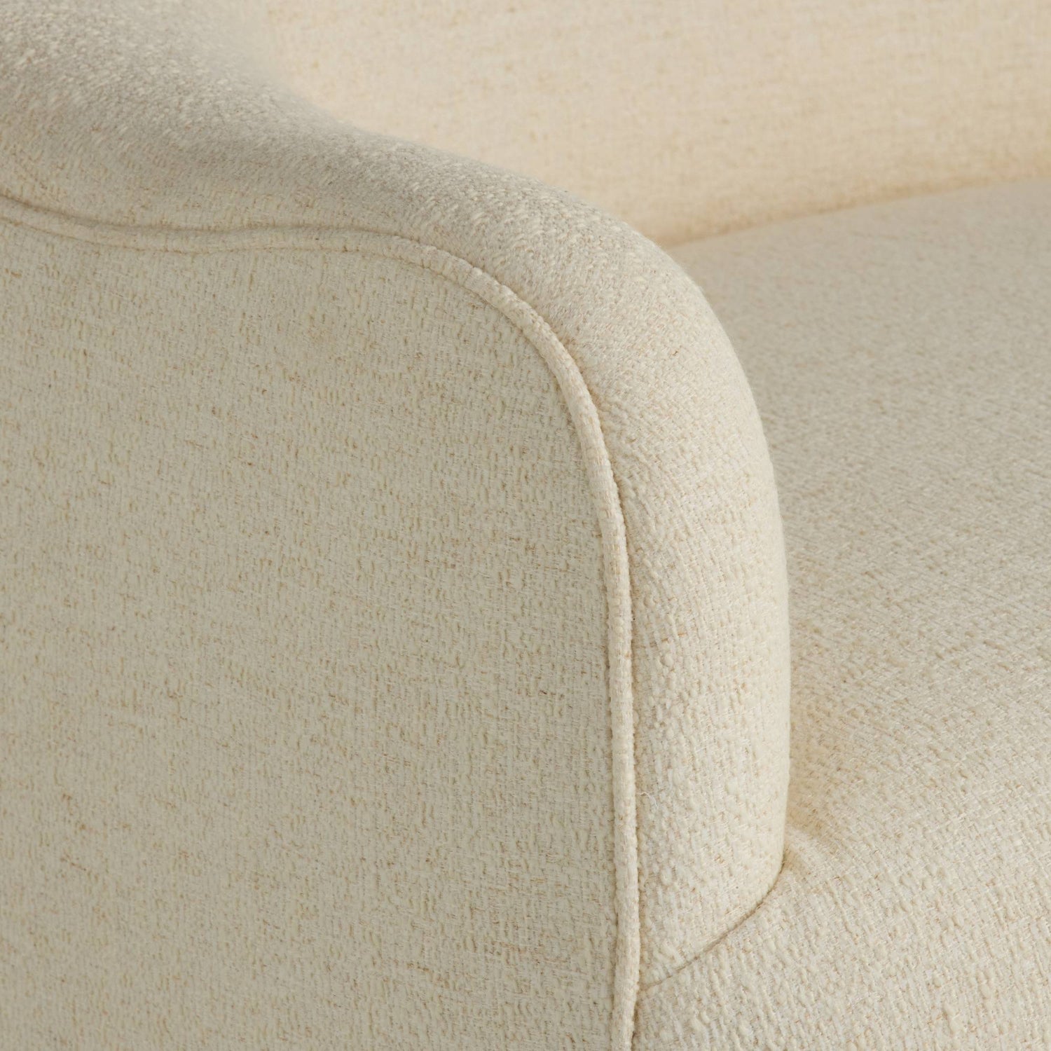 Arteriors Delfino Oxford White Swivel Chair