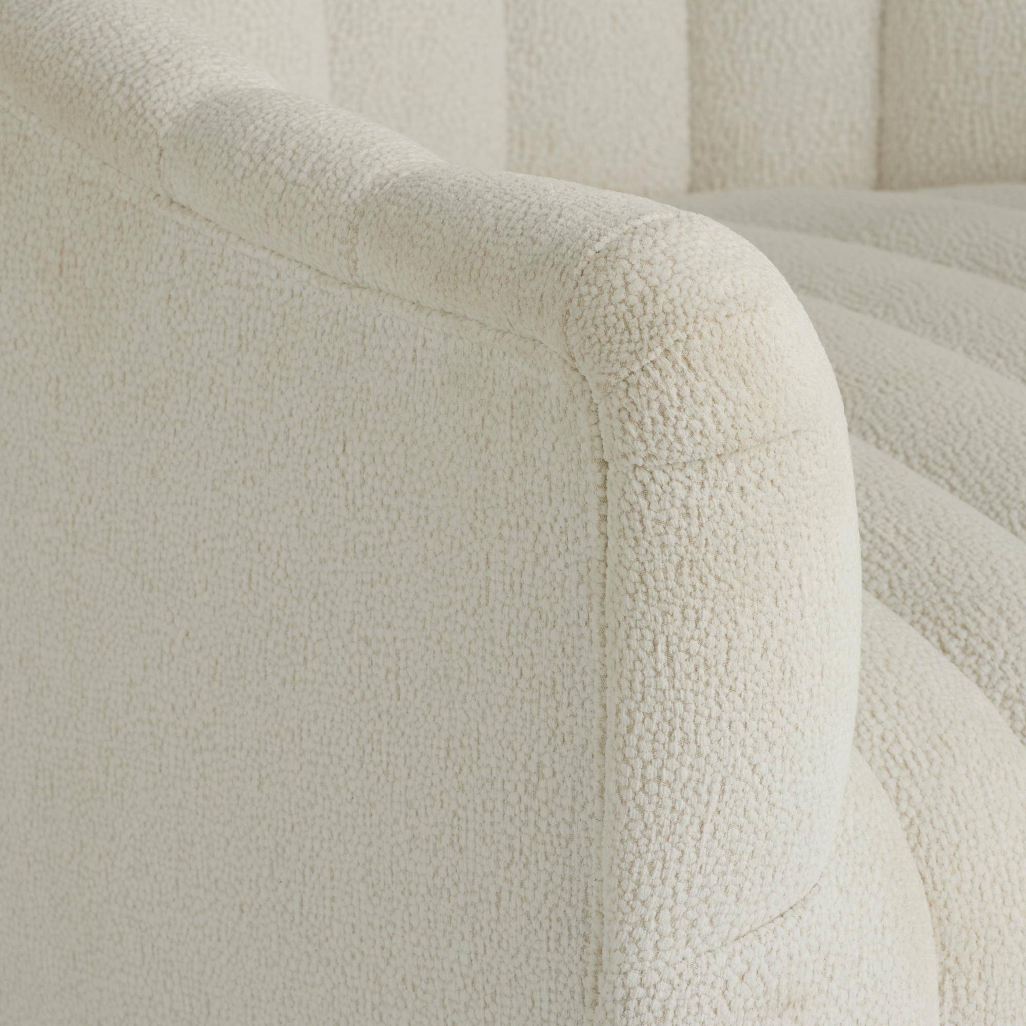 Arteriors Springsteen Snow Swivel Chair
