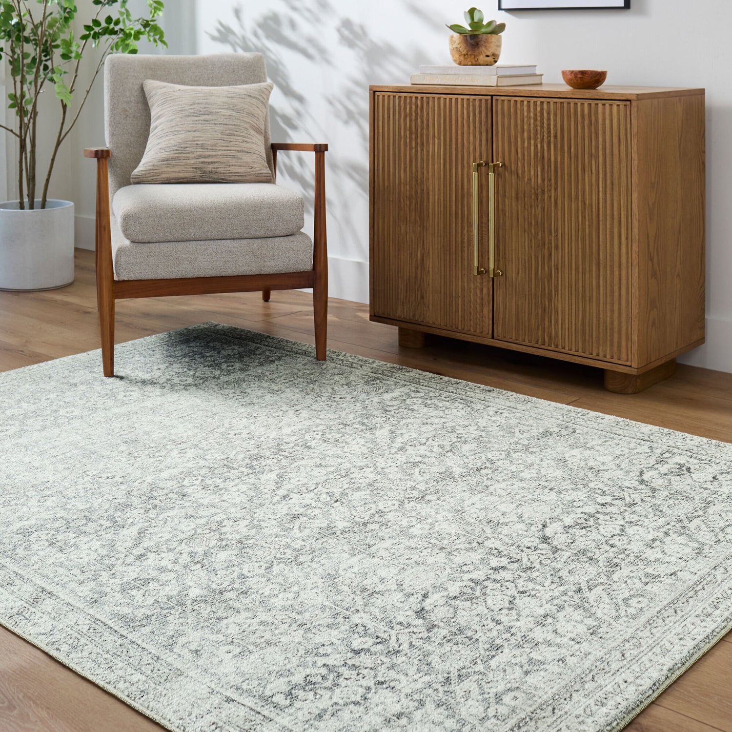 Galey Alix x Livabliss Collins Avenue Sky Machine Woven Rug