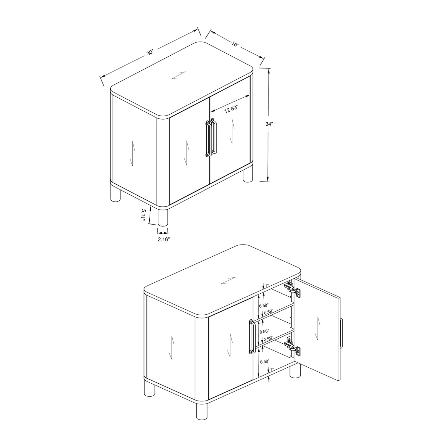 Galey Alix x Livabliss Marshall Cabinet