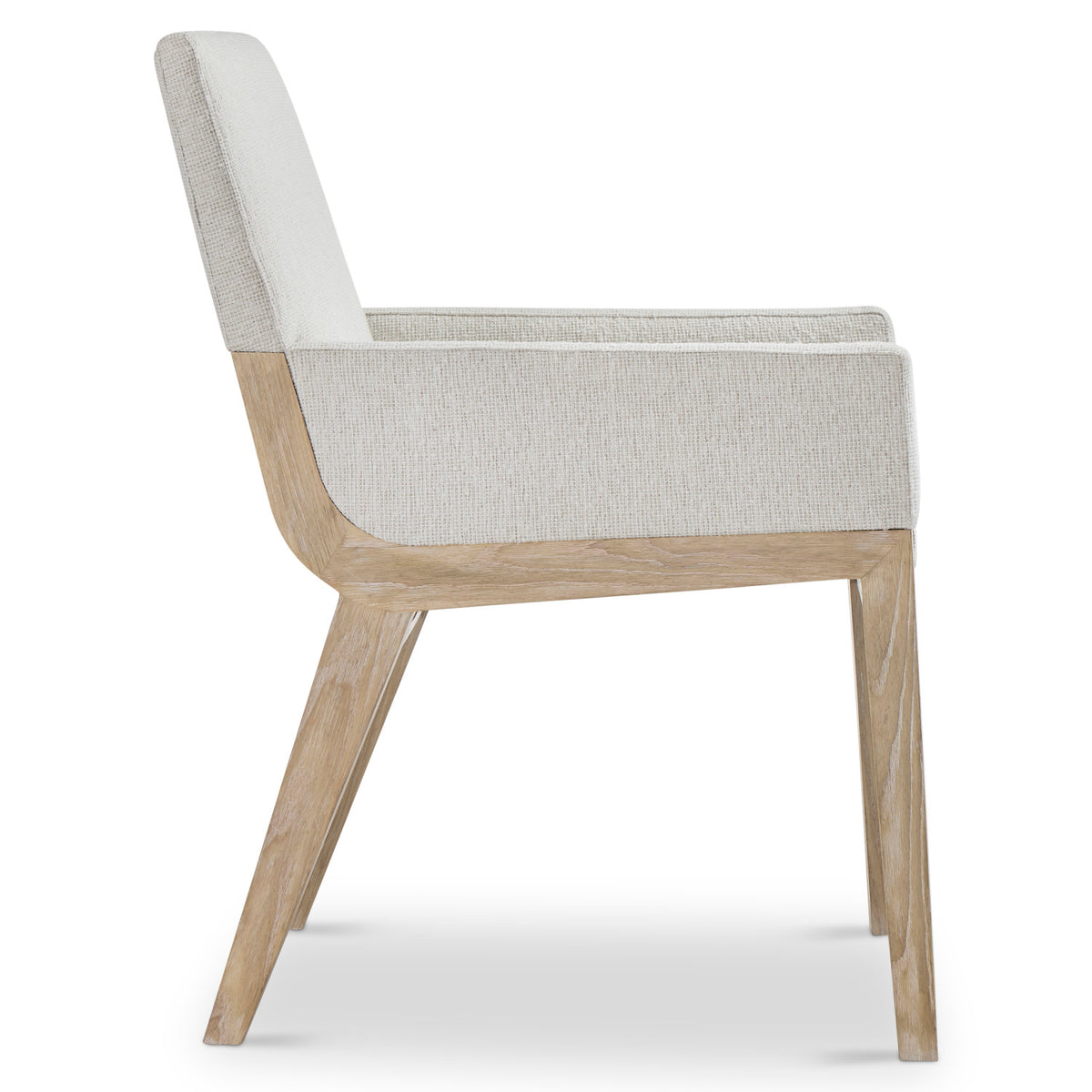 Bernhardt Asana Arm Chair in Tan, detail view