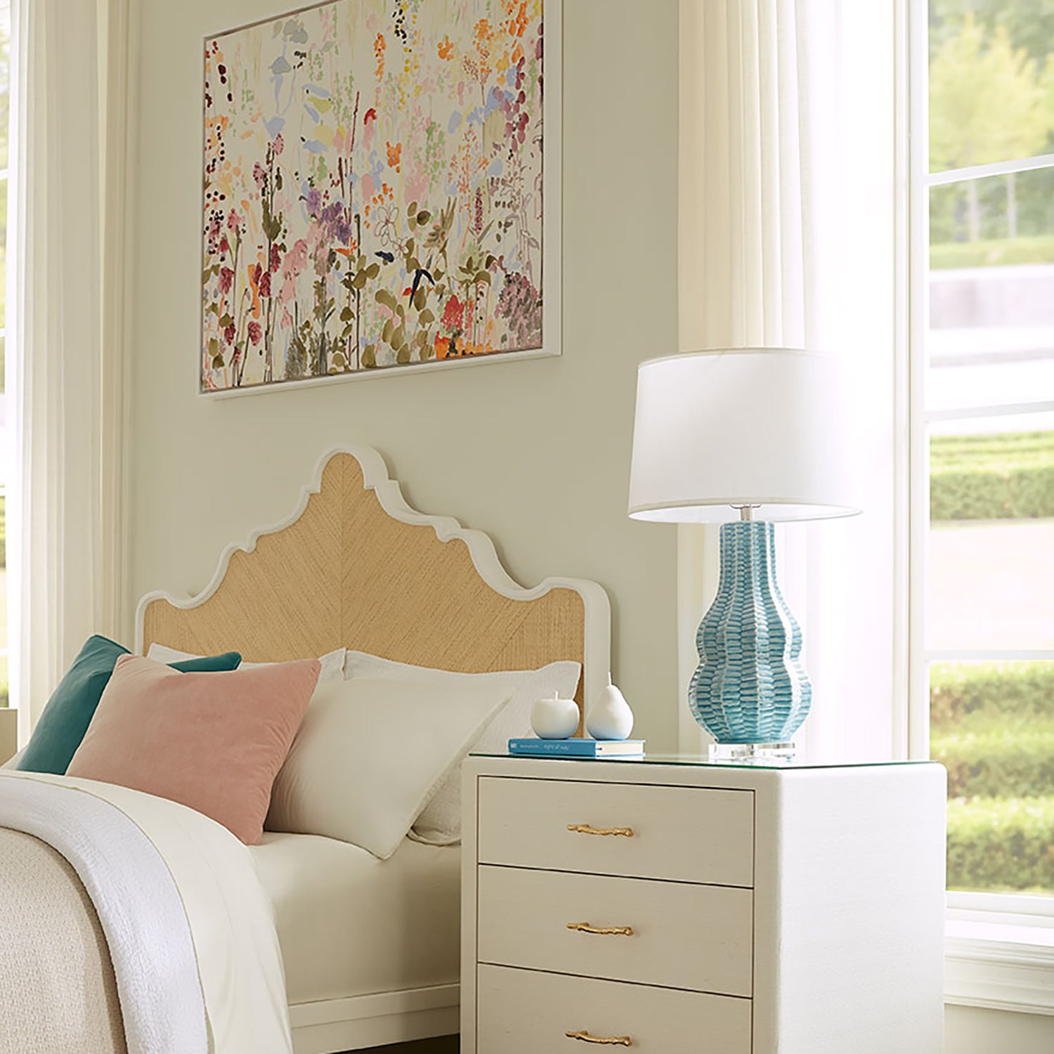 Villa and House Gianna 3 Drawer End Table