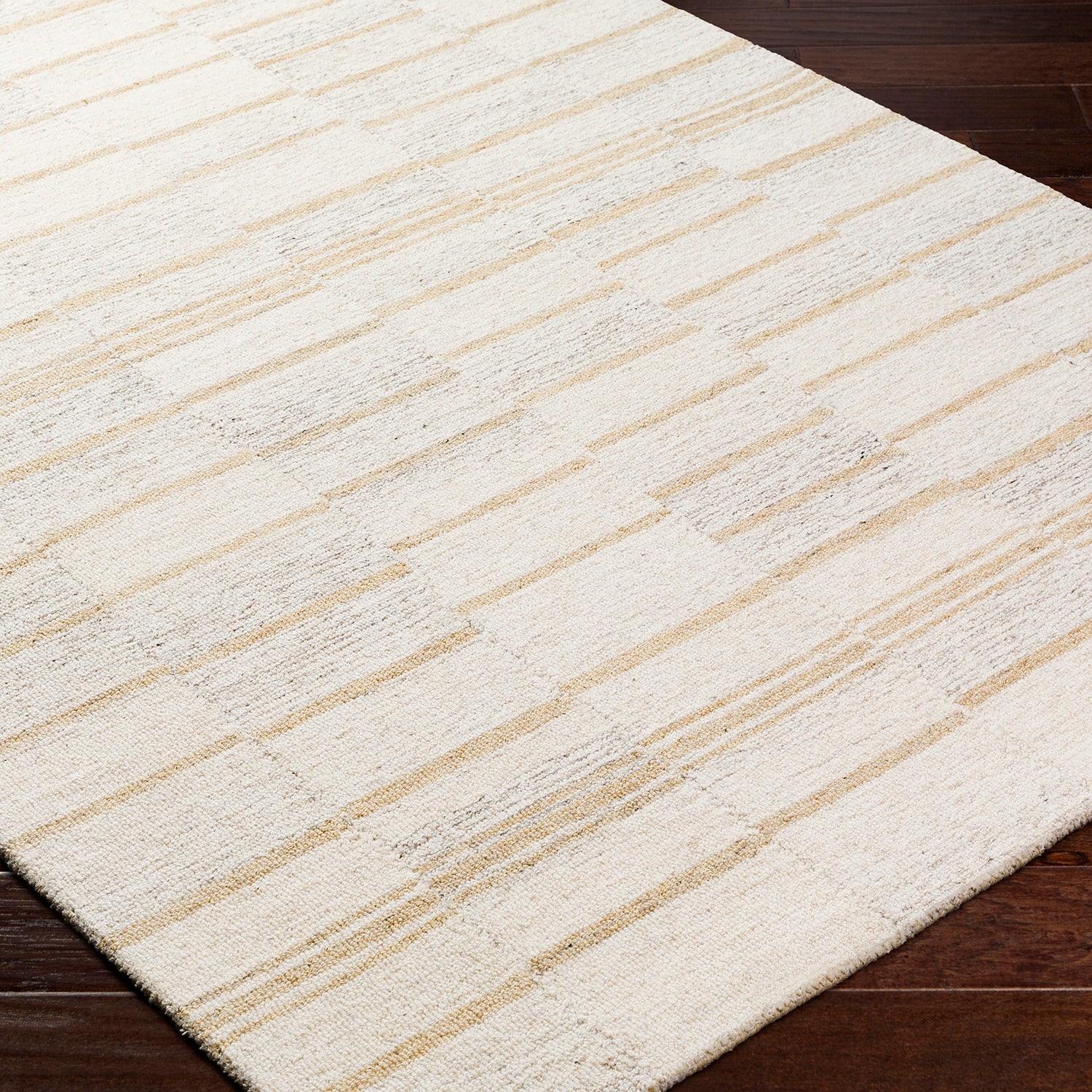 Livabliss Granada Grid Hand Tufted Rug