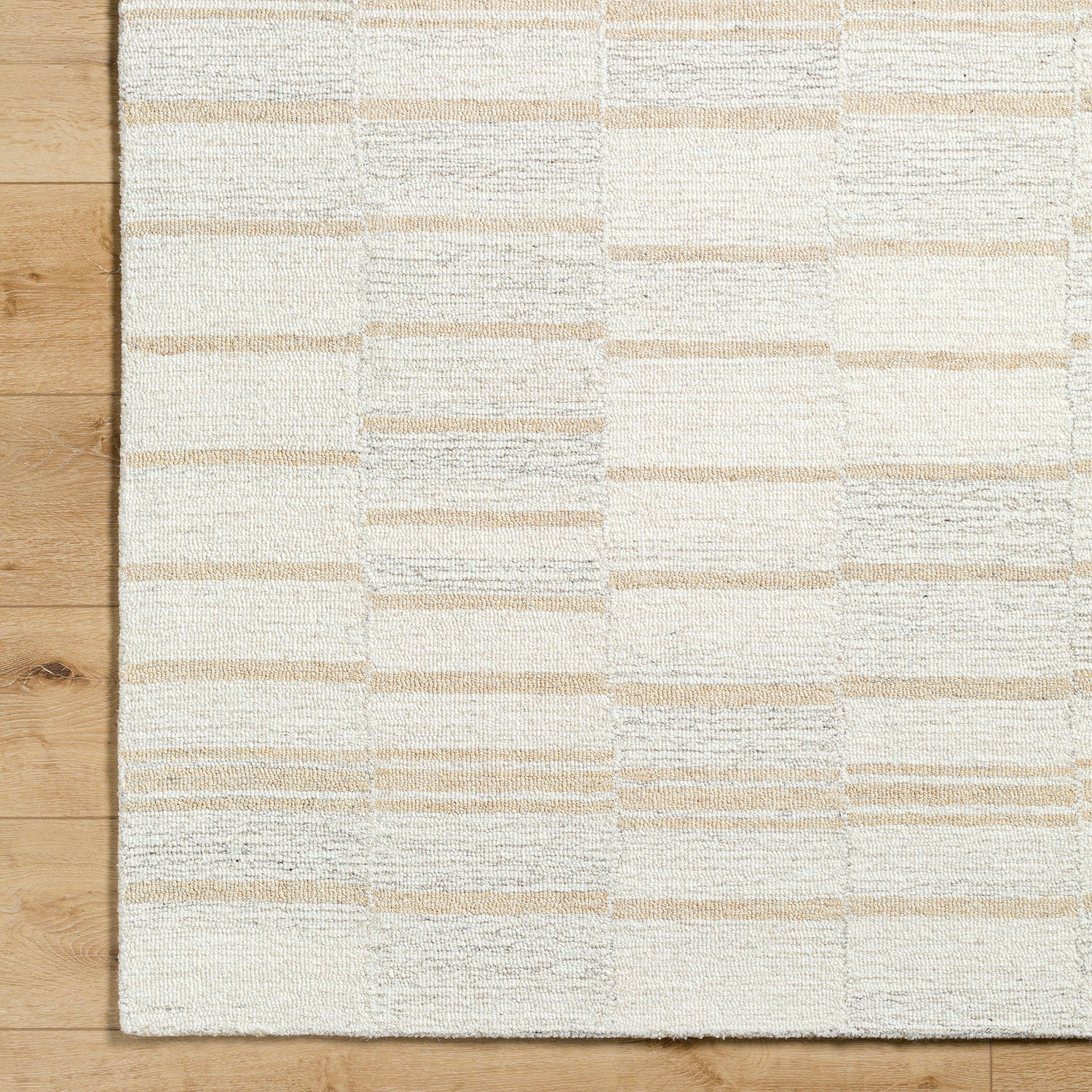 Livabliss Granada Grid Hand Tufted Rug