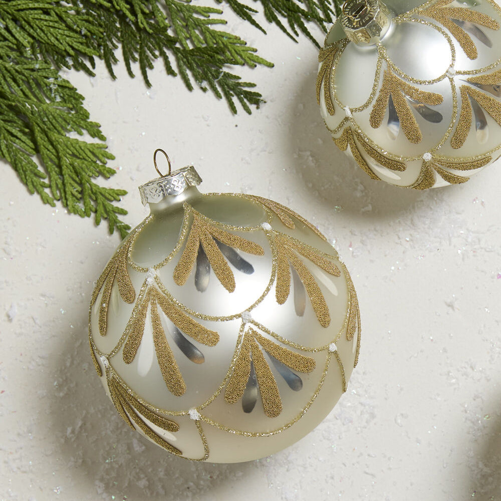 Petal Gold Ornament Set of 6