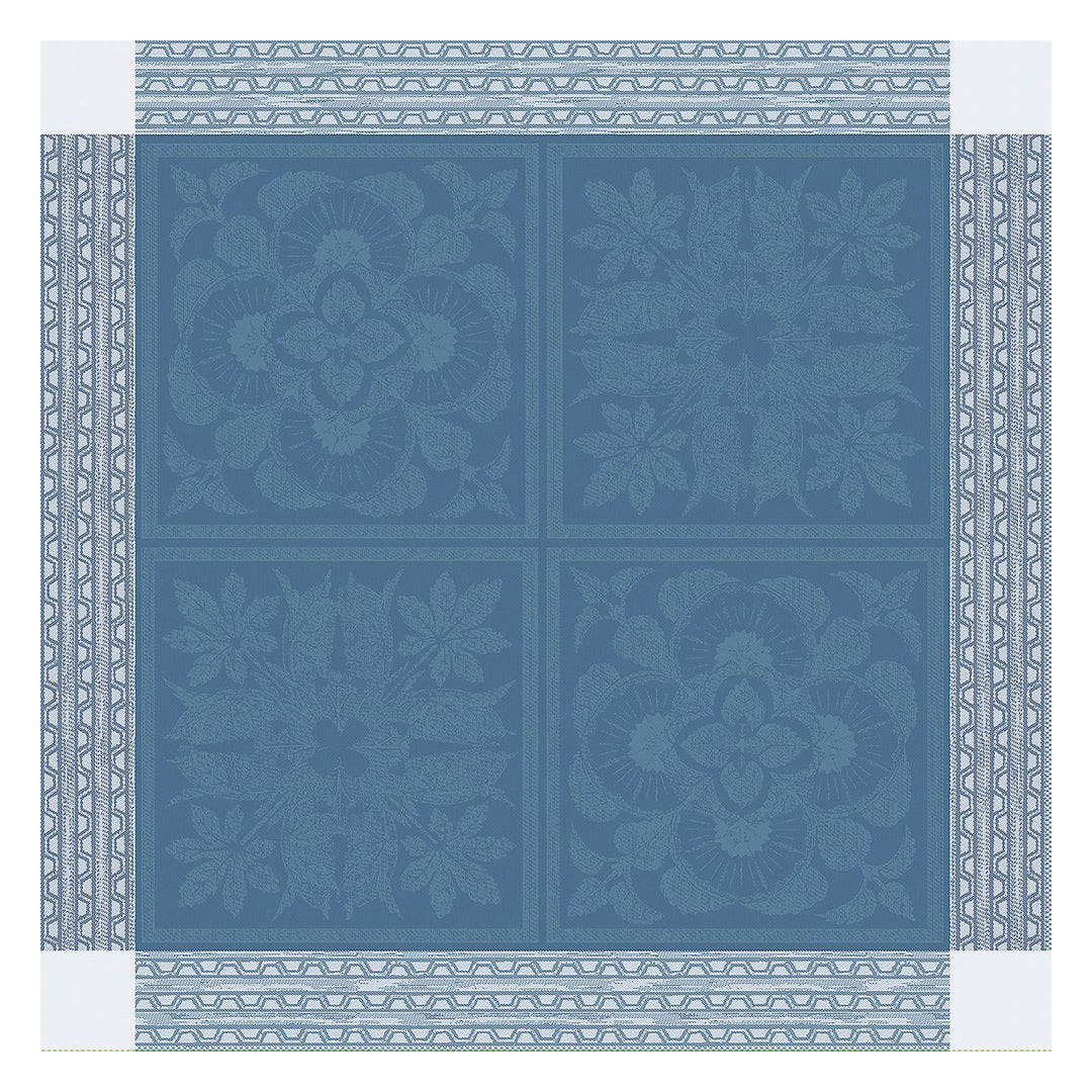 Garnier Thiebaut Harmonie Bleu Jacquard Napkin Set of 4