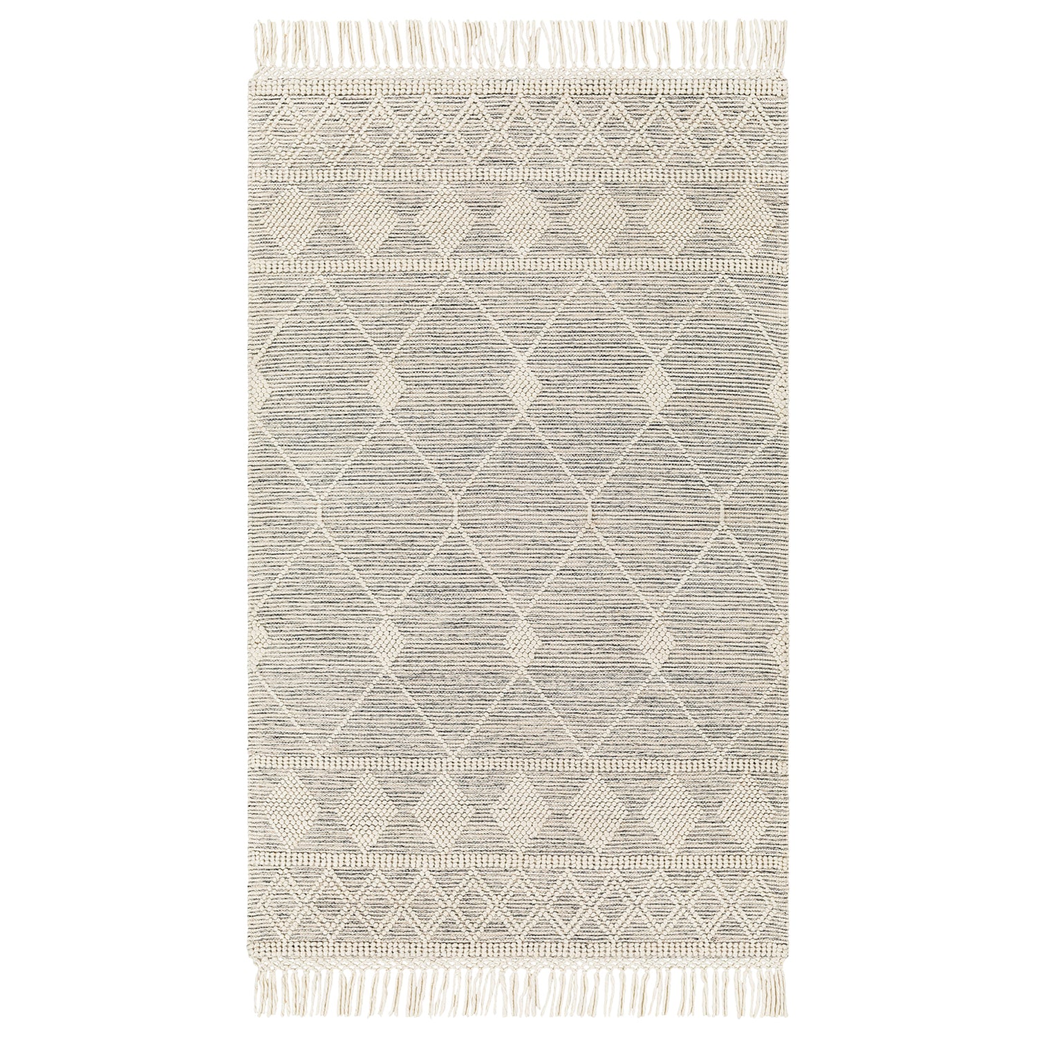 Livabliss Hemingway Fringe Hand Woven Rug