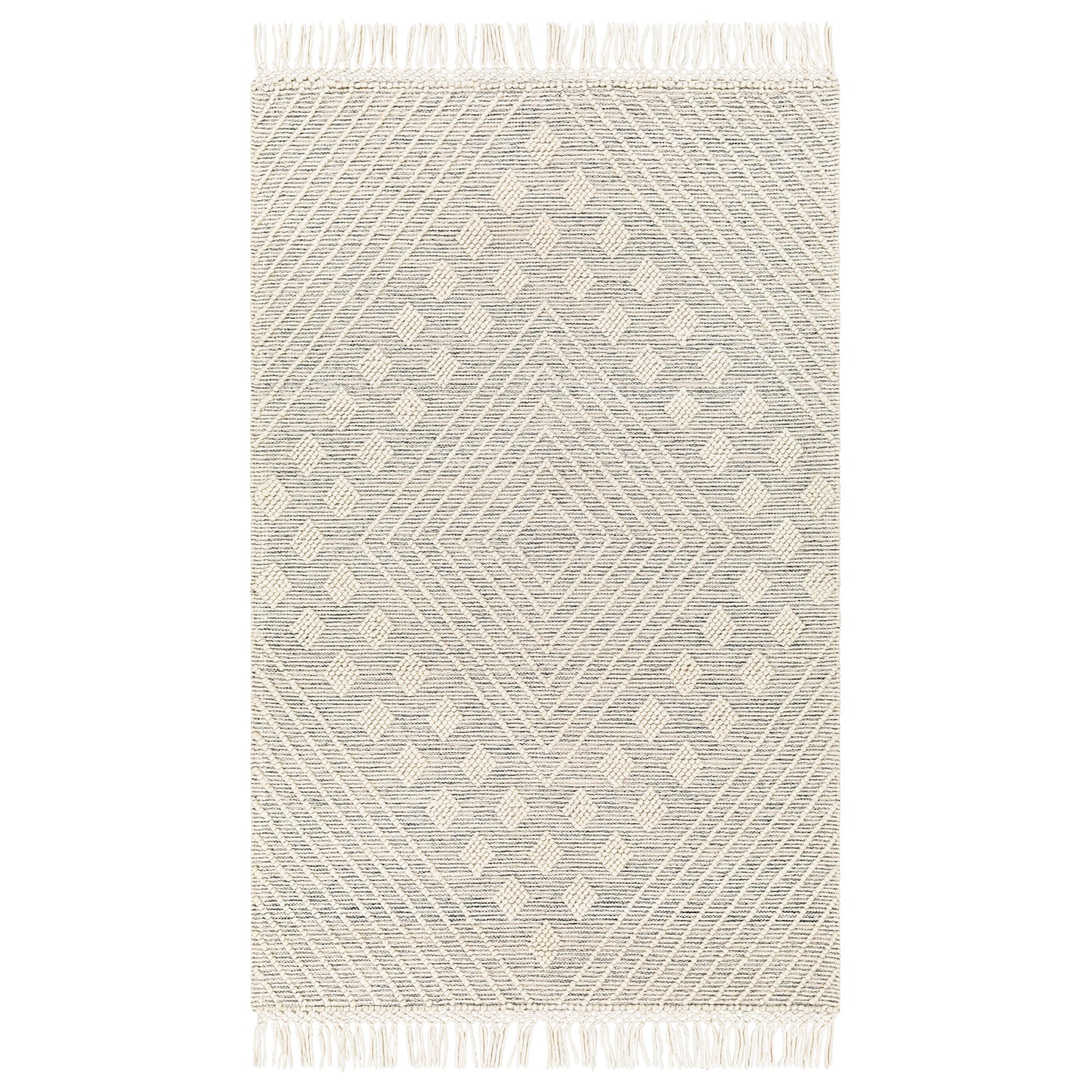 Livabliss Hemingway Diamond Hand Woven Rug