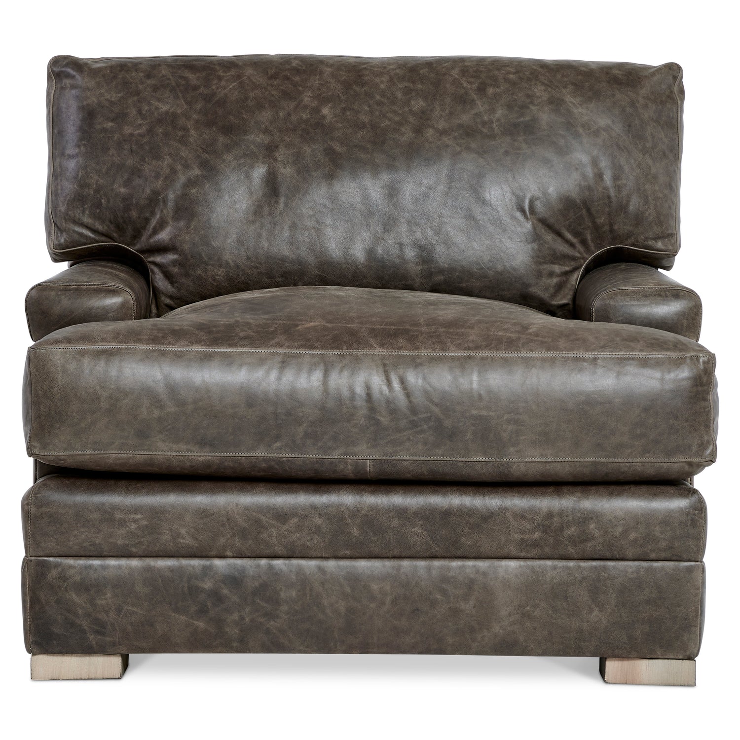 Bernhardt Living Burnham Leather Chair