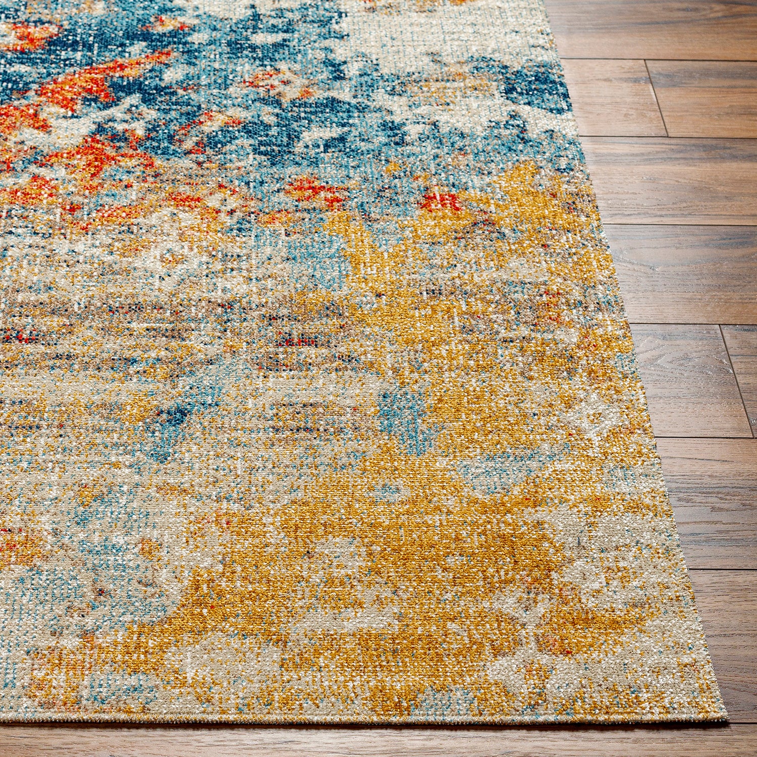 Livabliss Huntington Beach Sky Machine Woven Rug