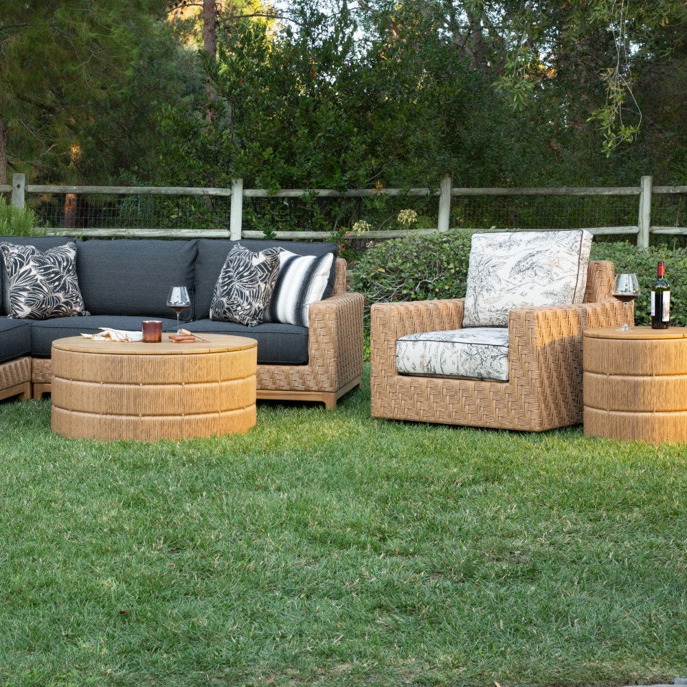 Margaritaville Avalon Outdoor Wicker Storage Coffee Table
