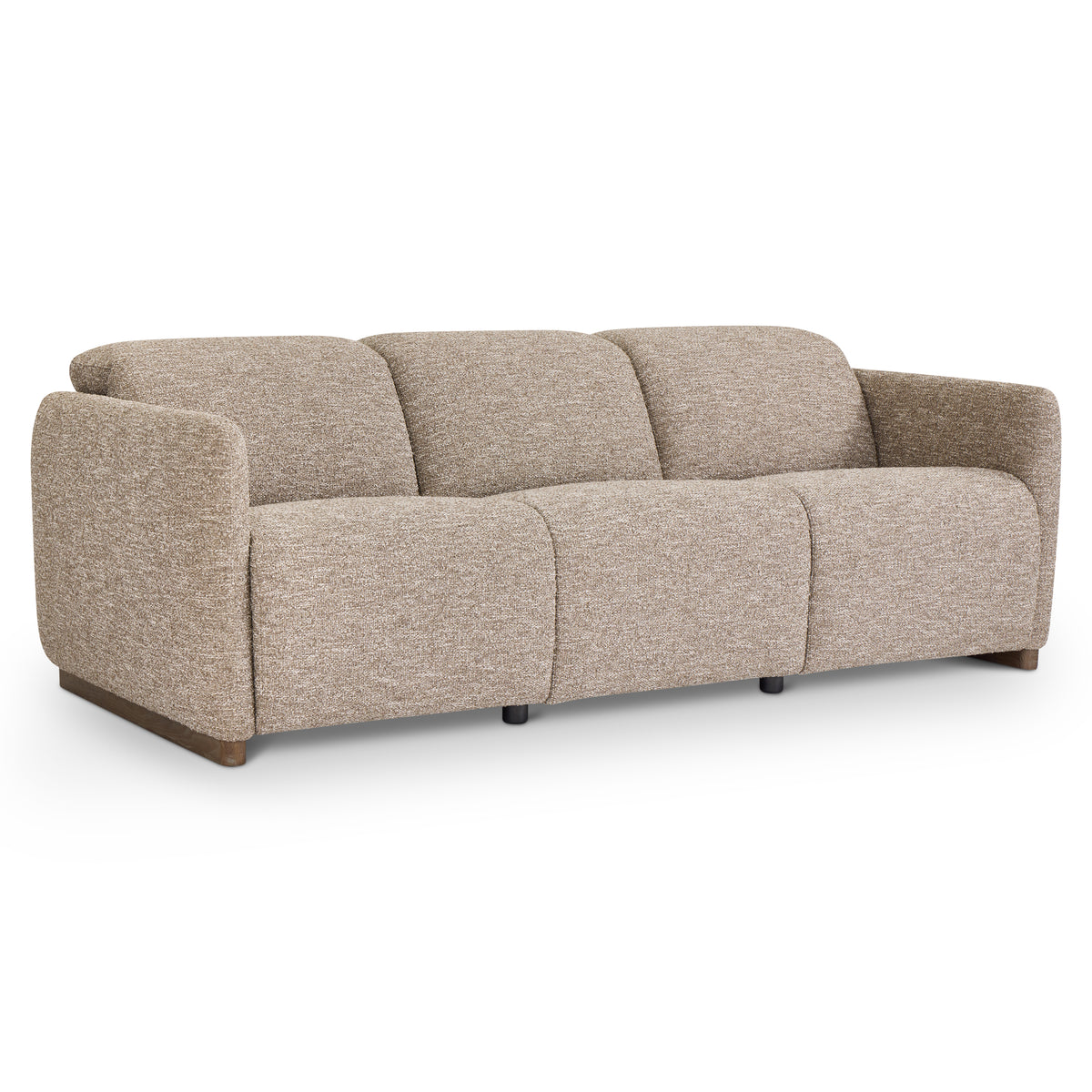 Bernhardt Motion Alta Fabric Power Motion Sofa in Brown, primary product view