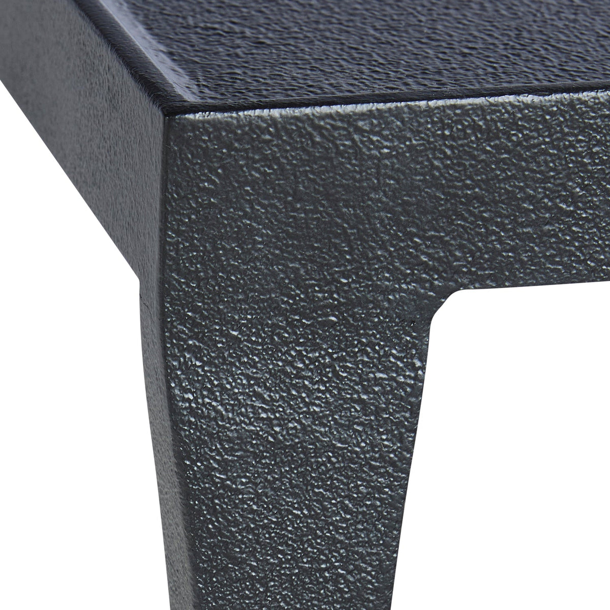 Bernhardt Interiors Halden Side Table in Black, close-up detail