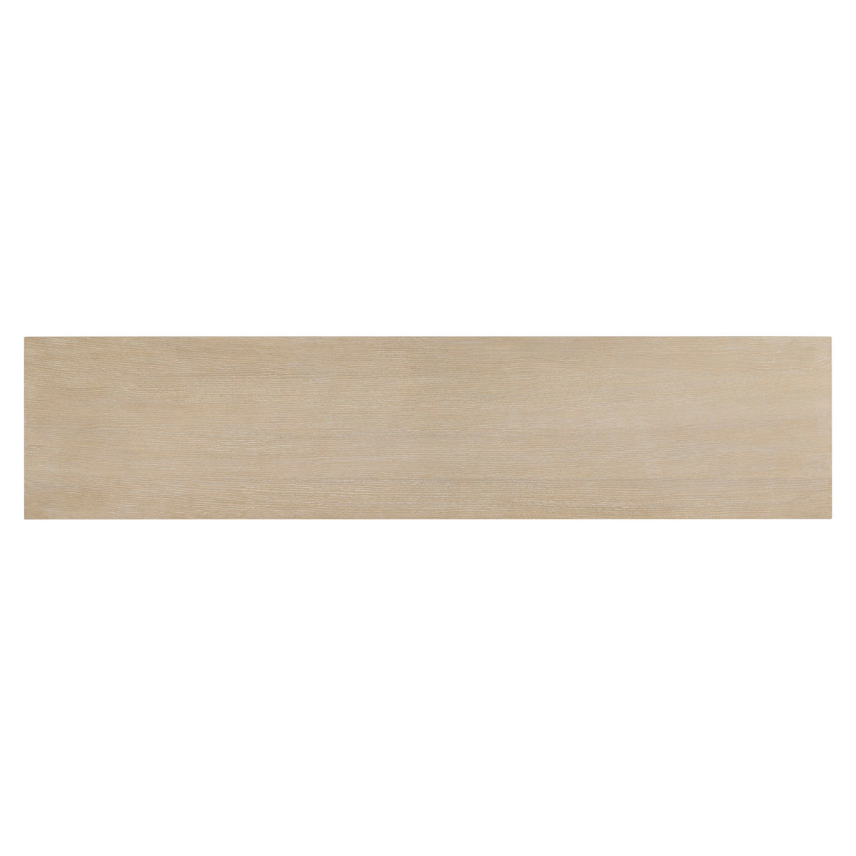 Bernhardt Living Asana 84" Console Table in Tan, back view