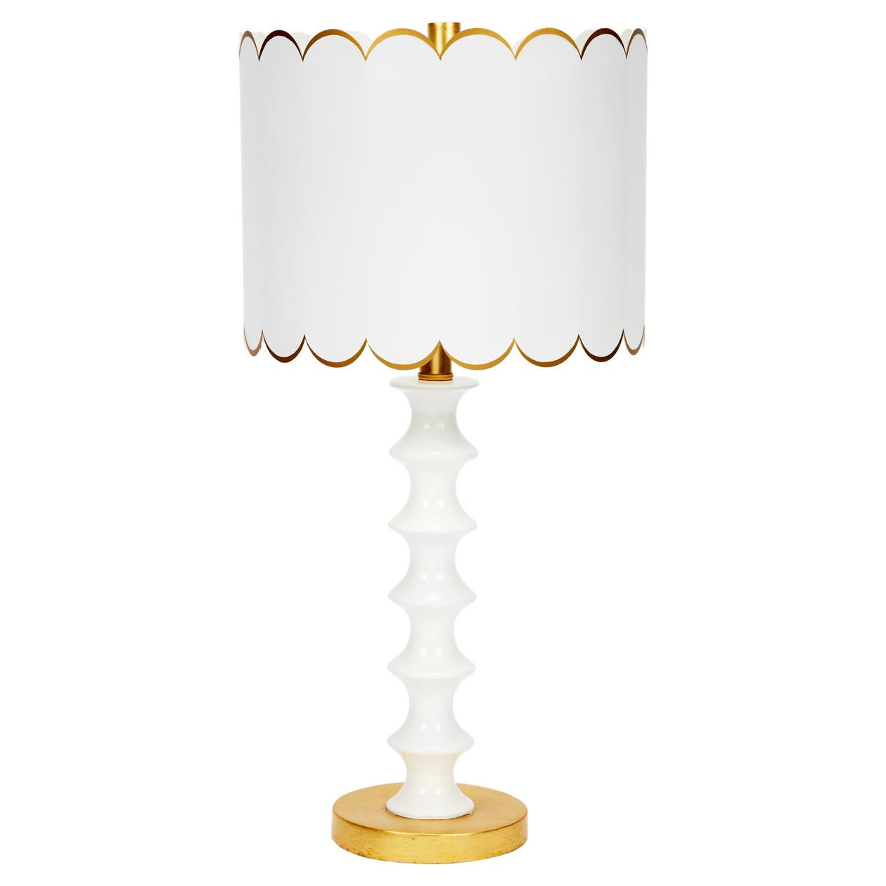 Old World Design Eloise Scalloped Table Lamp