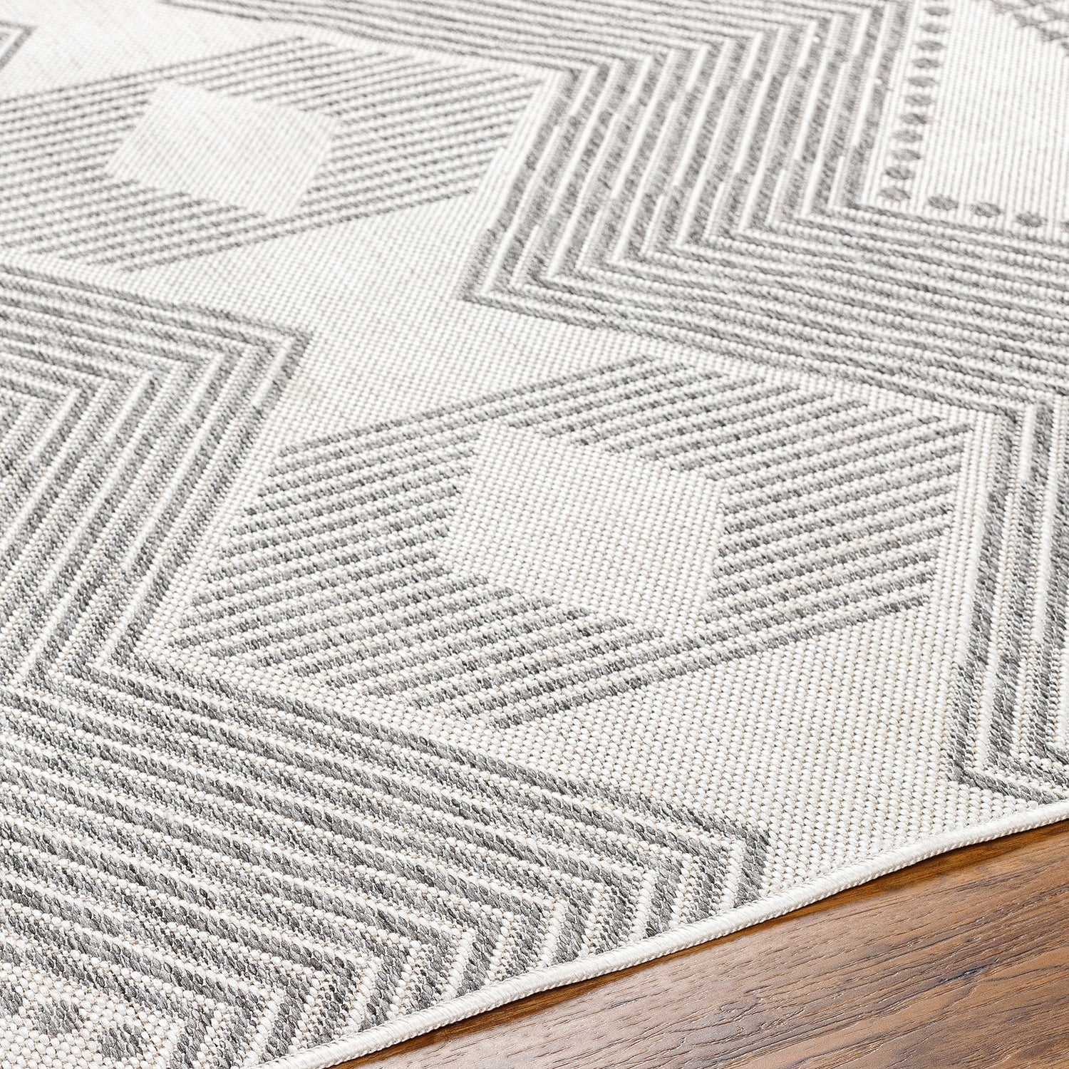 Livabliss Long Beach Zig Zag Indoor/Outdoor Rug