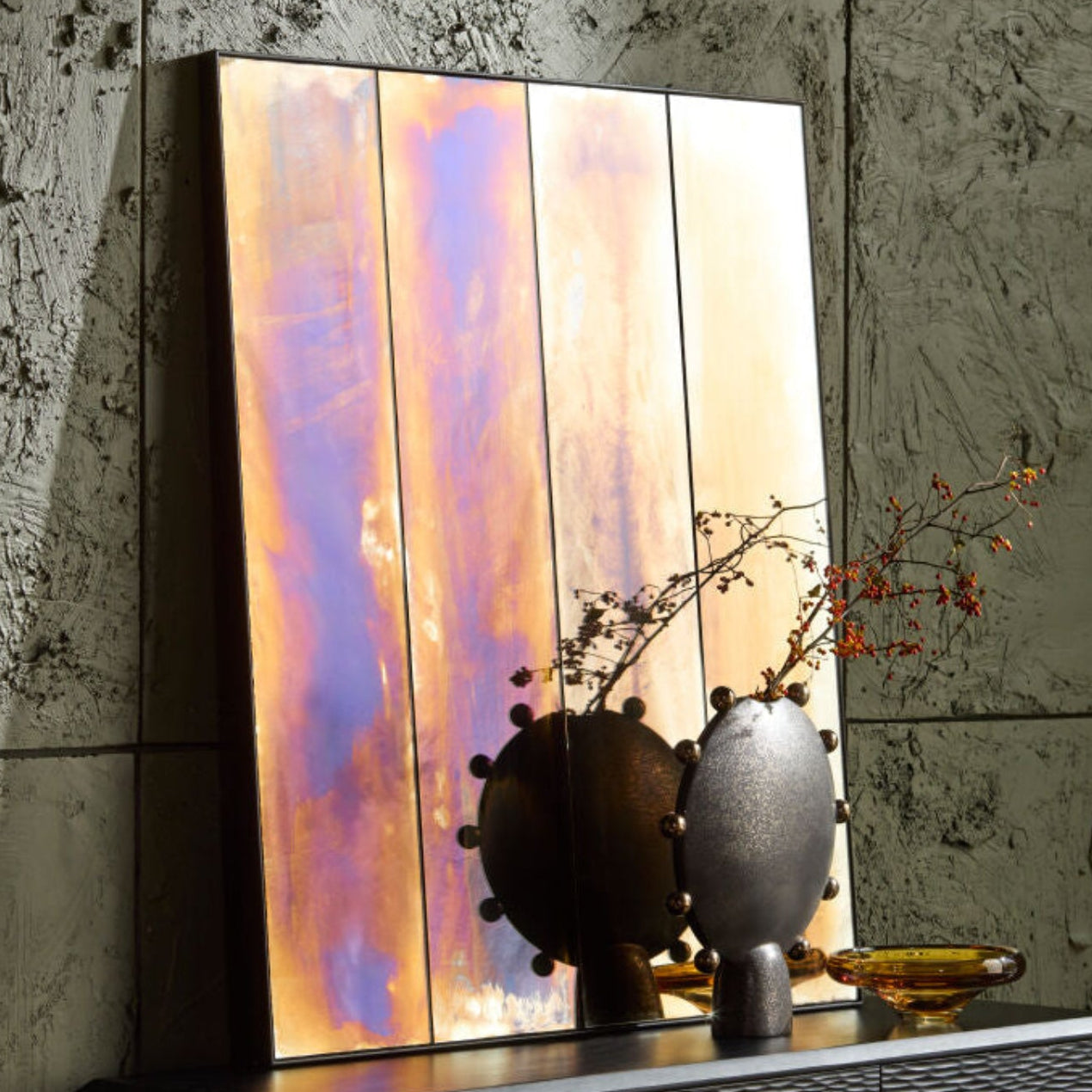 Lianna Black Accent Mirror