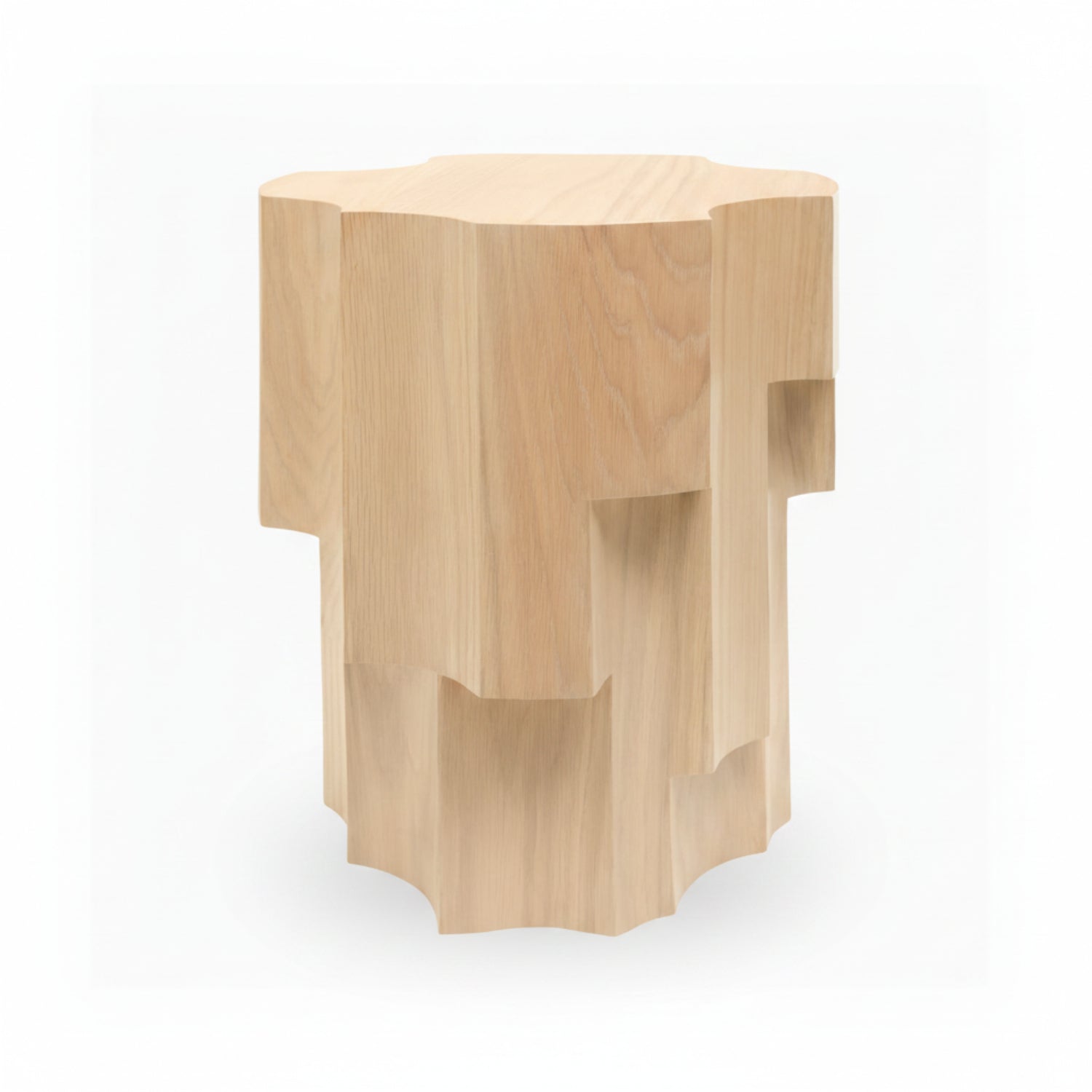 Linton Oak Veneer End Table