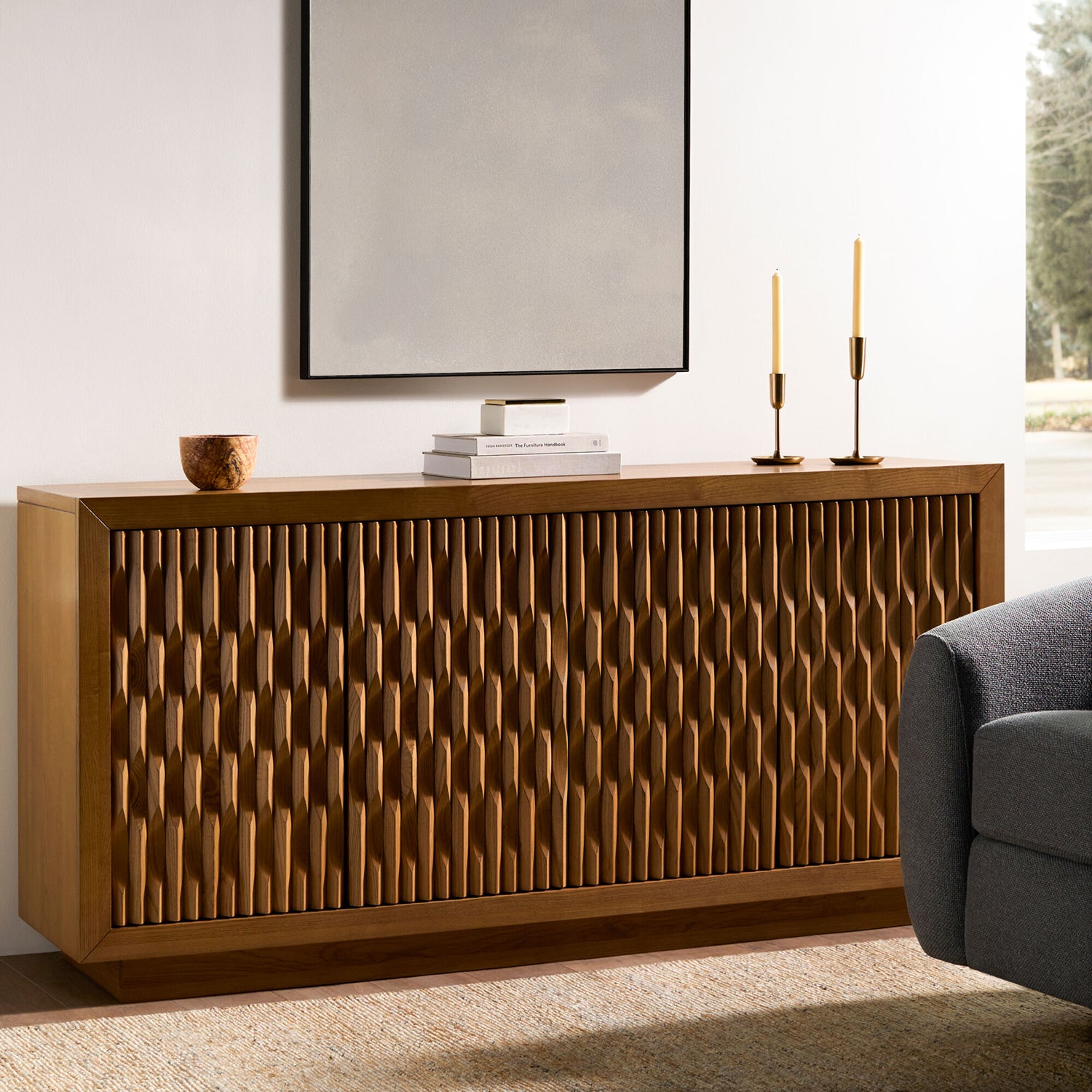 Lulea Ash Wood Sideboard