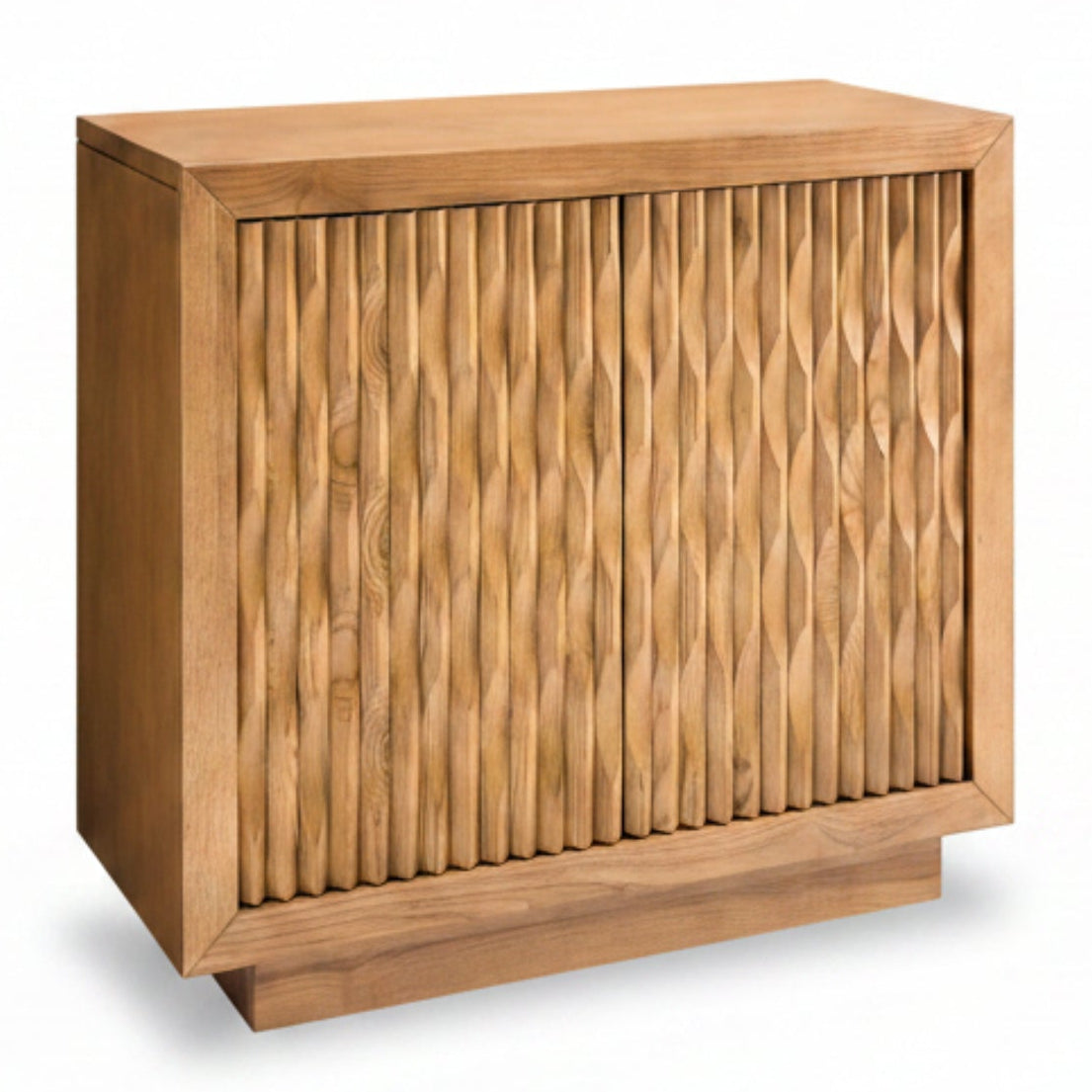 Lulea Small Ash Wood Cabinet