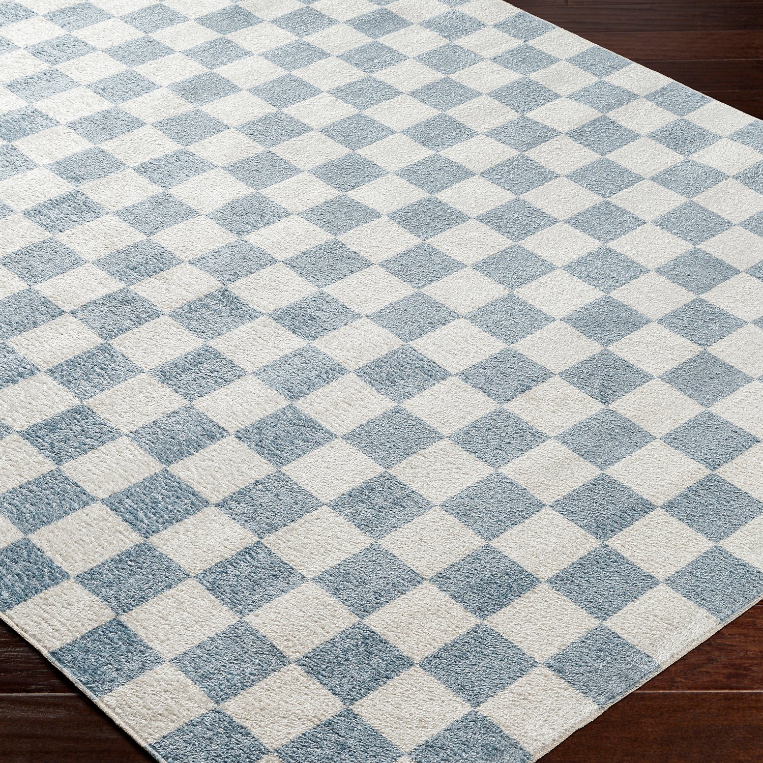Livabliss Lillian Checker Washable Rug